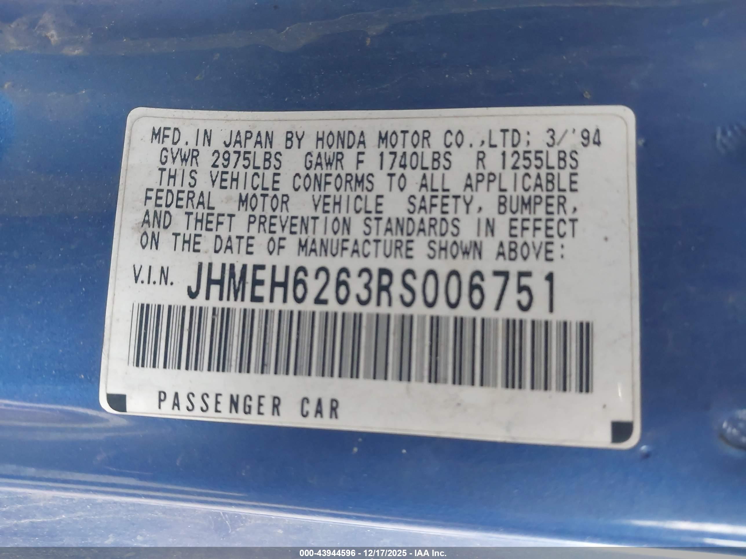 HONDA CIVIC image 9