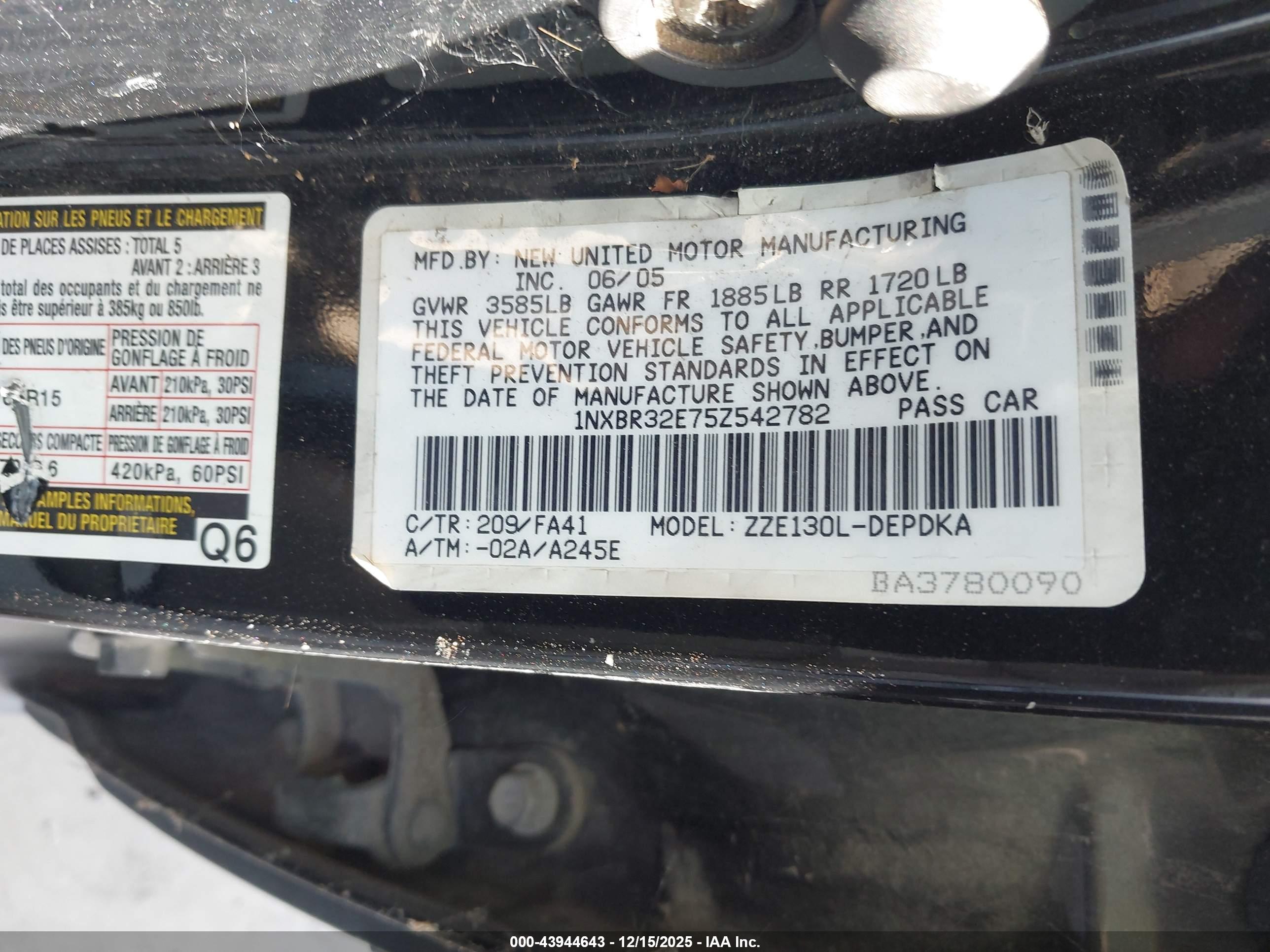 TOYOTA COROLLA image 9