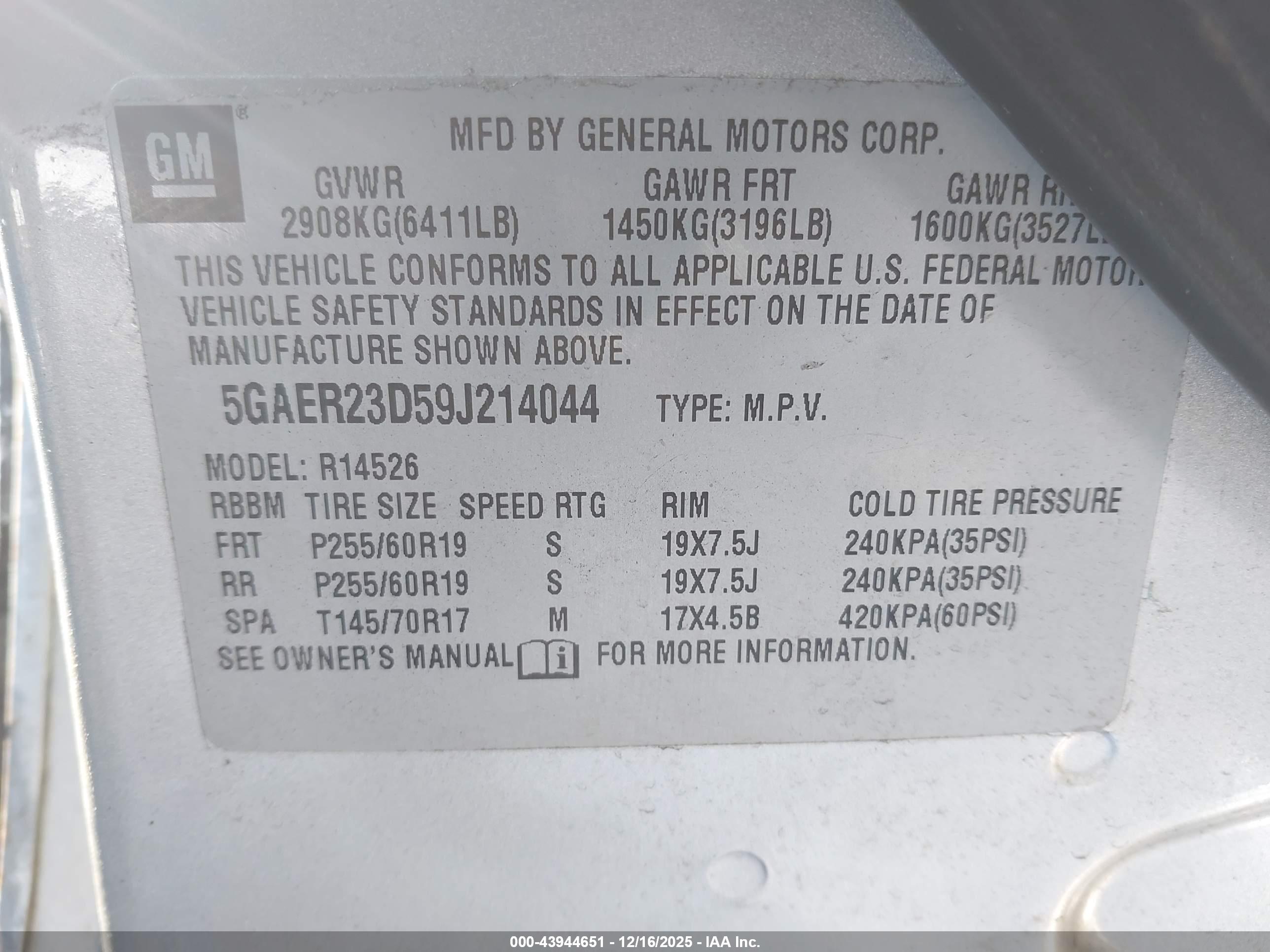 BUICK ENCLAVE image 9