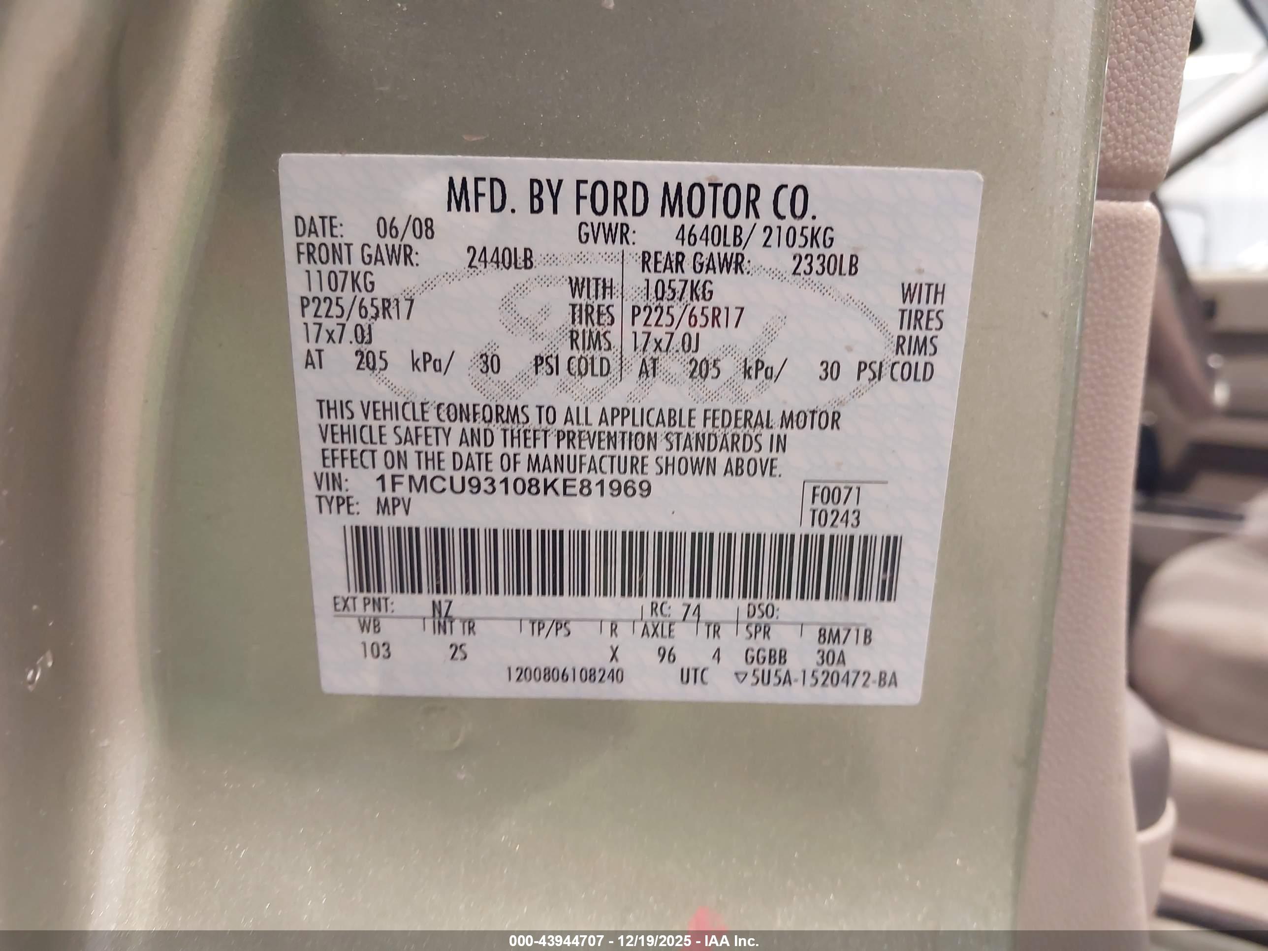 FORD ESCAPE image 9
