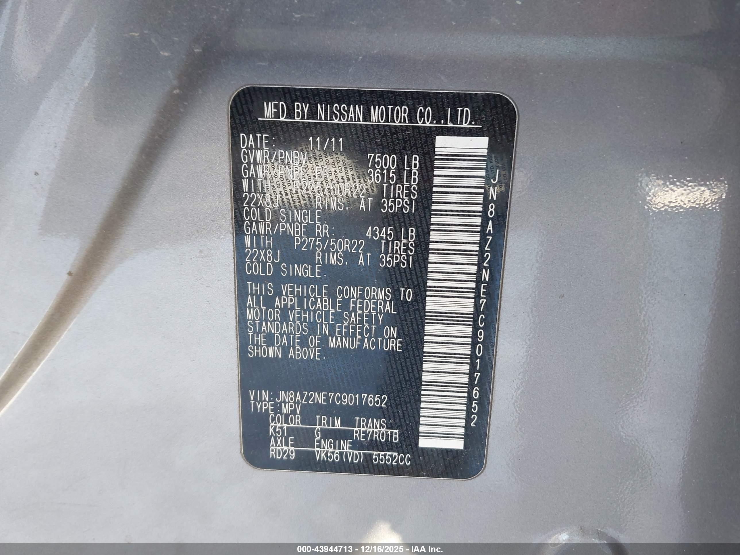 INFINITI QX56 image 9