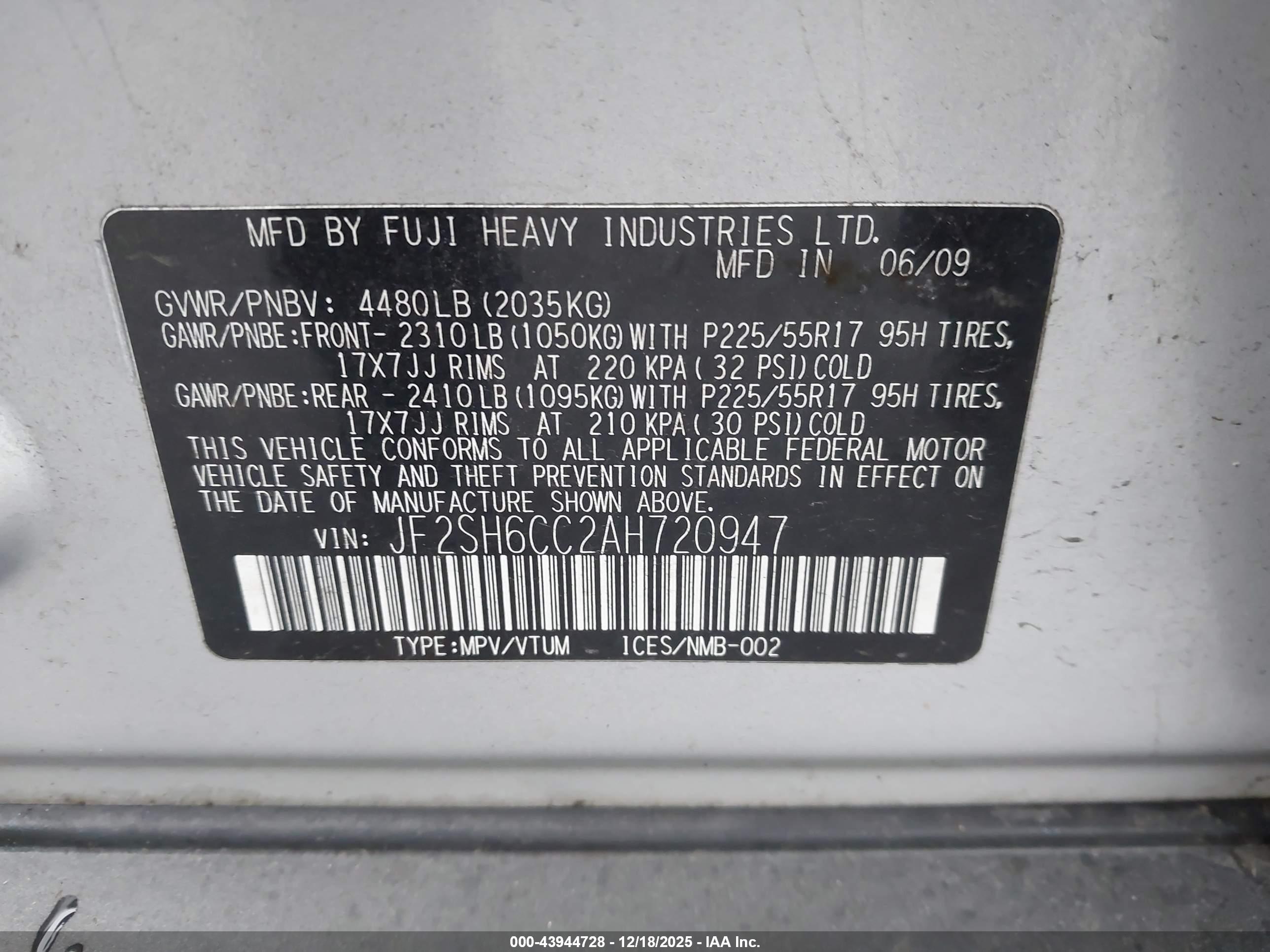 SUBARU FORESTER image 9