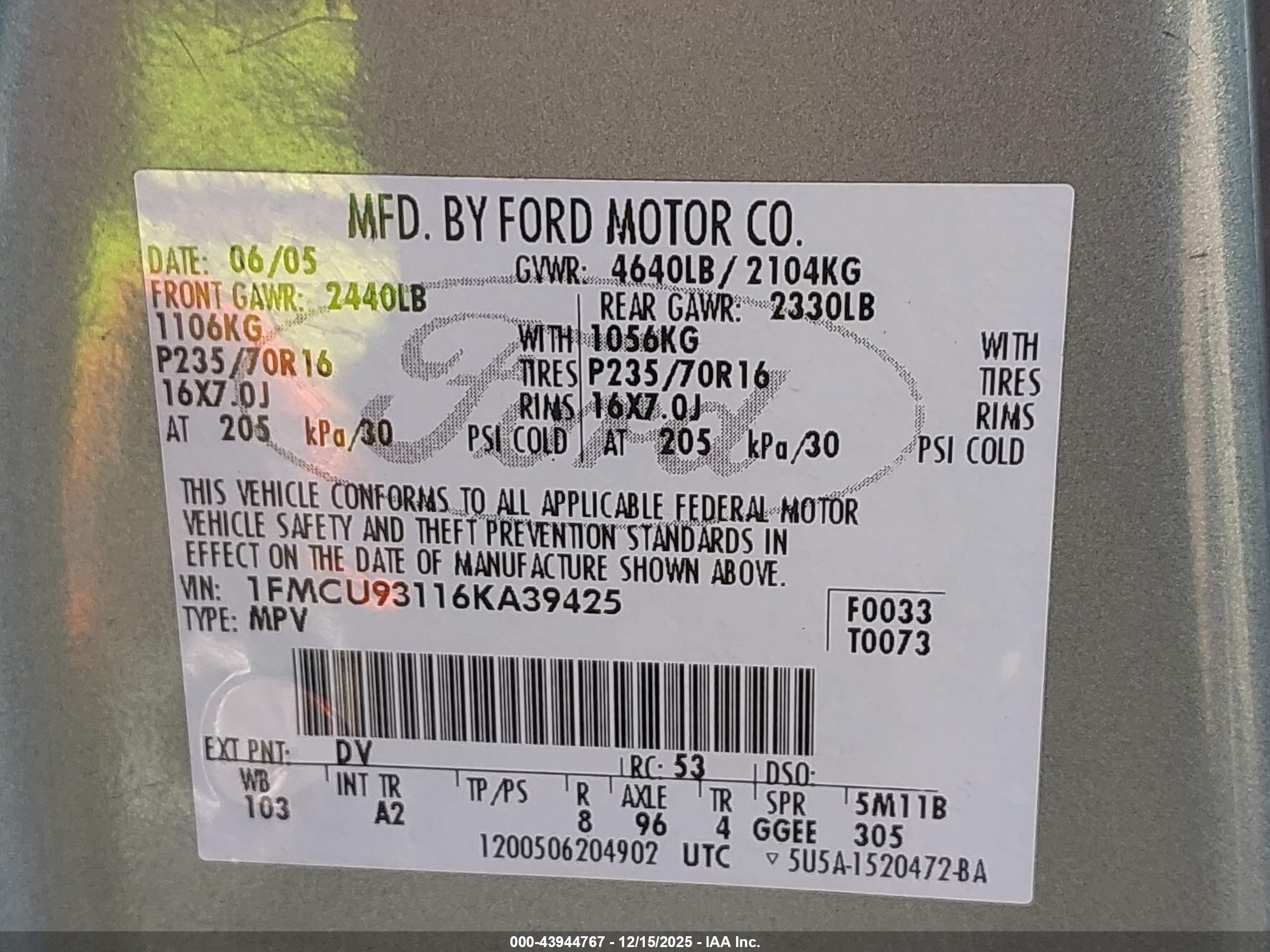 FORD ESCAPE image 9