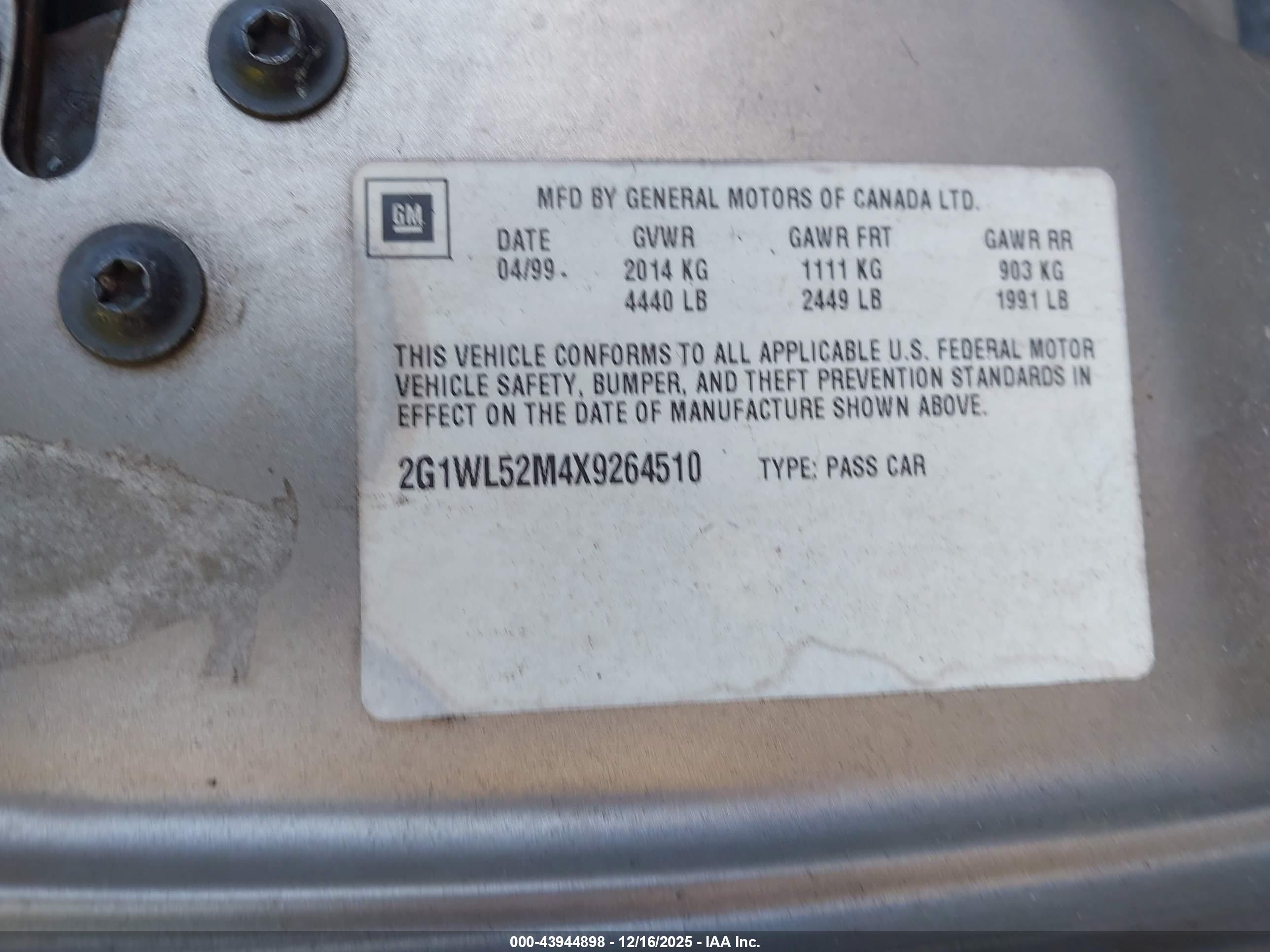 CHEVROLET LUMINA image 9
