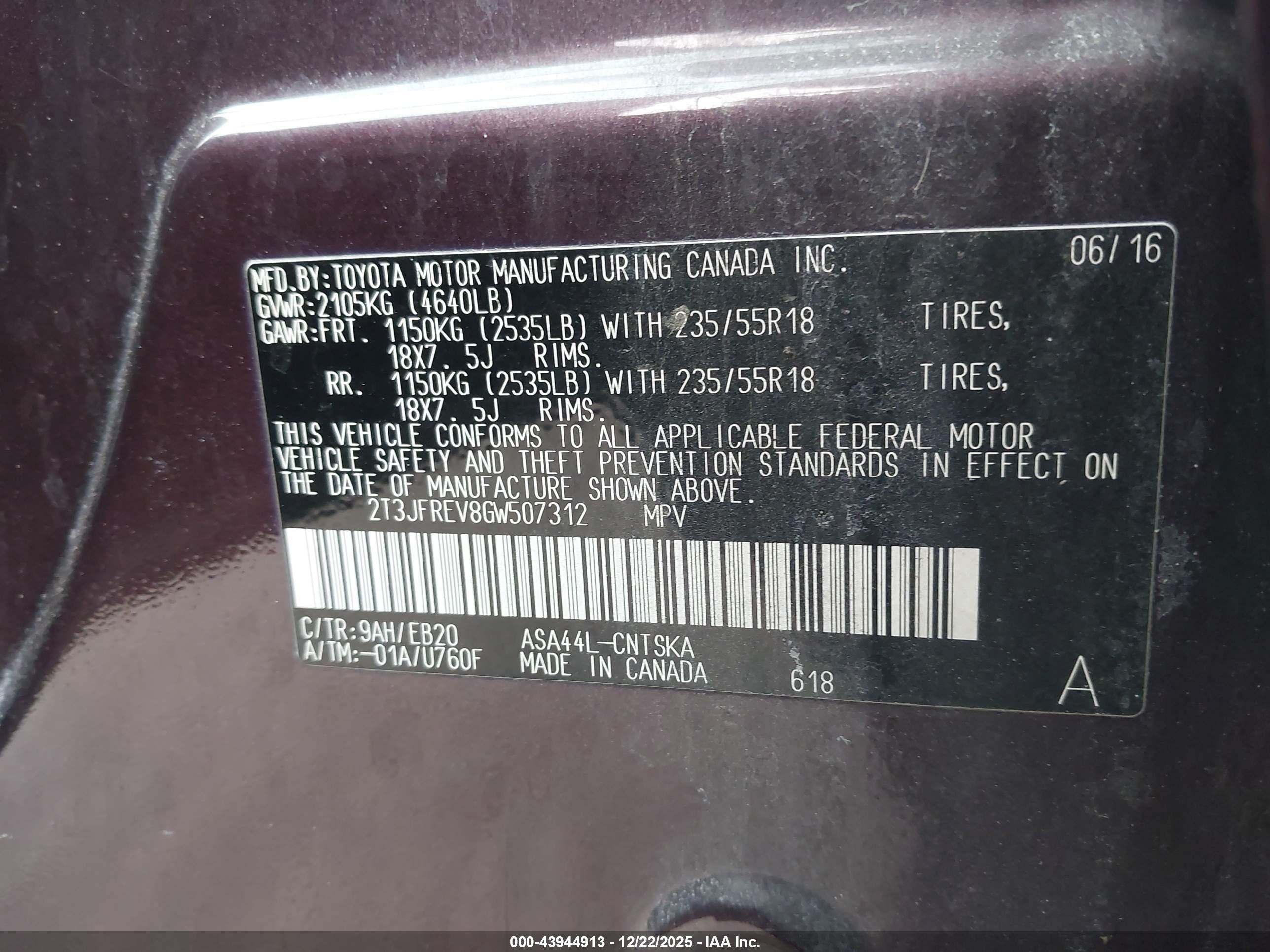 TOYOTA RAV4 image 9