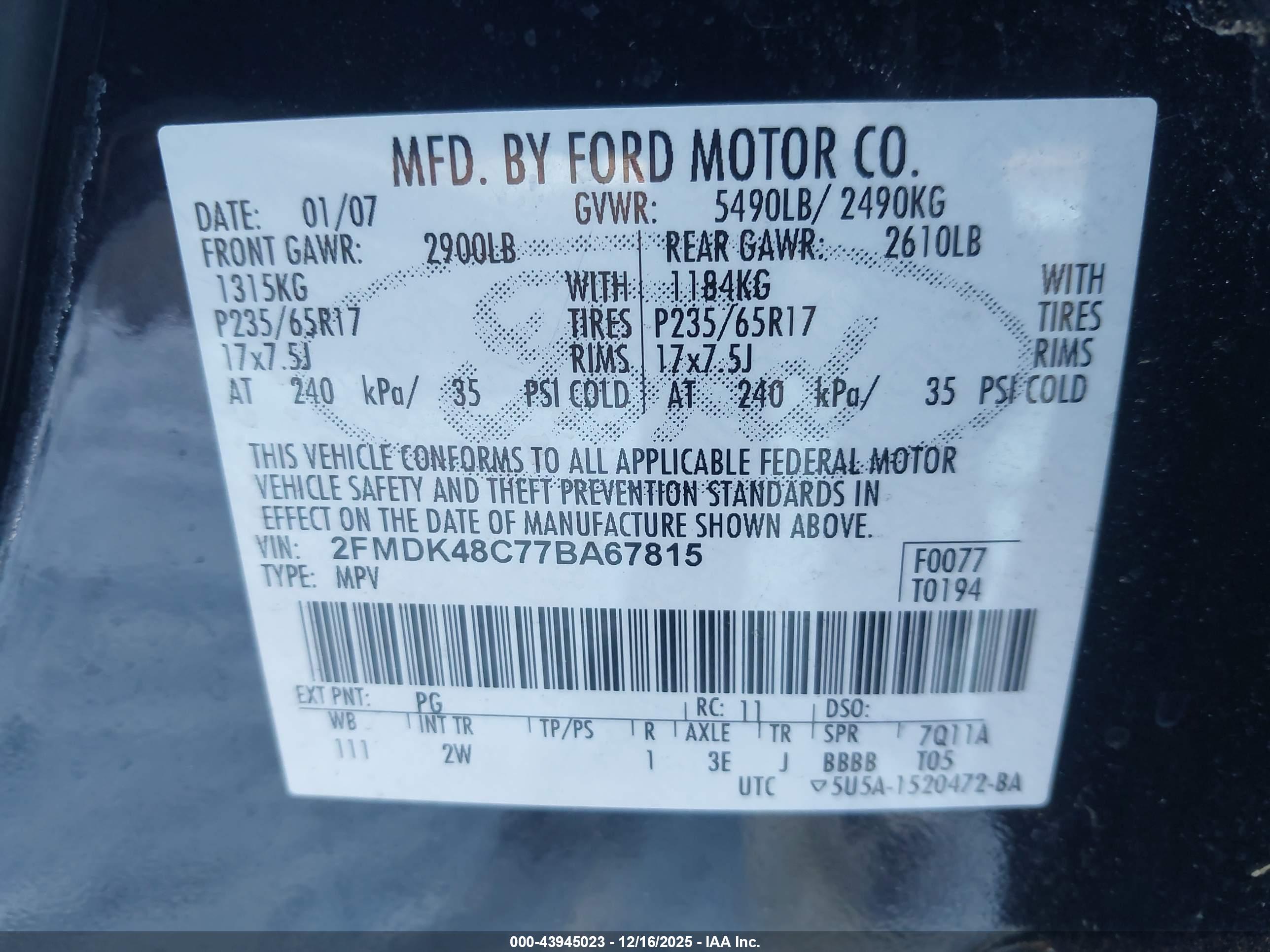 FORD EDGE image 9