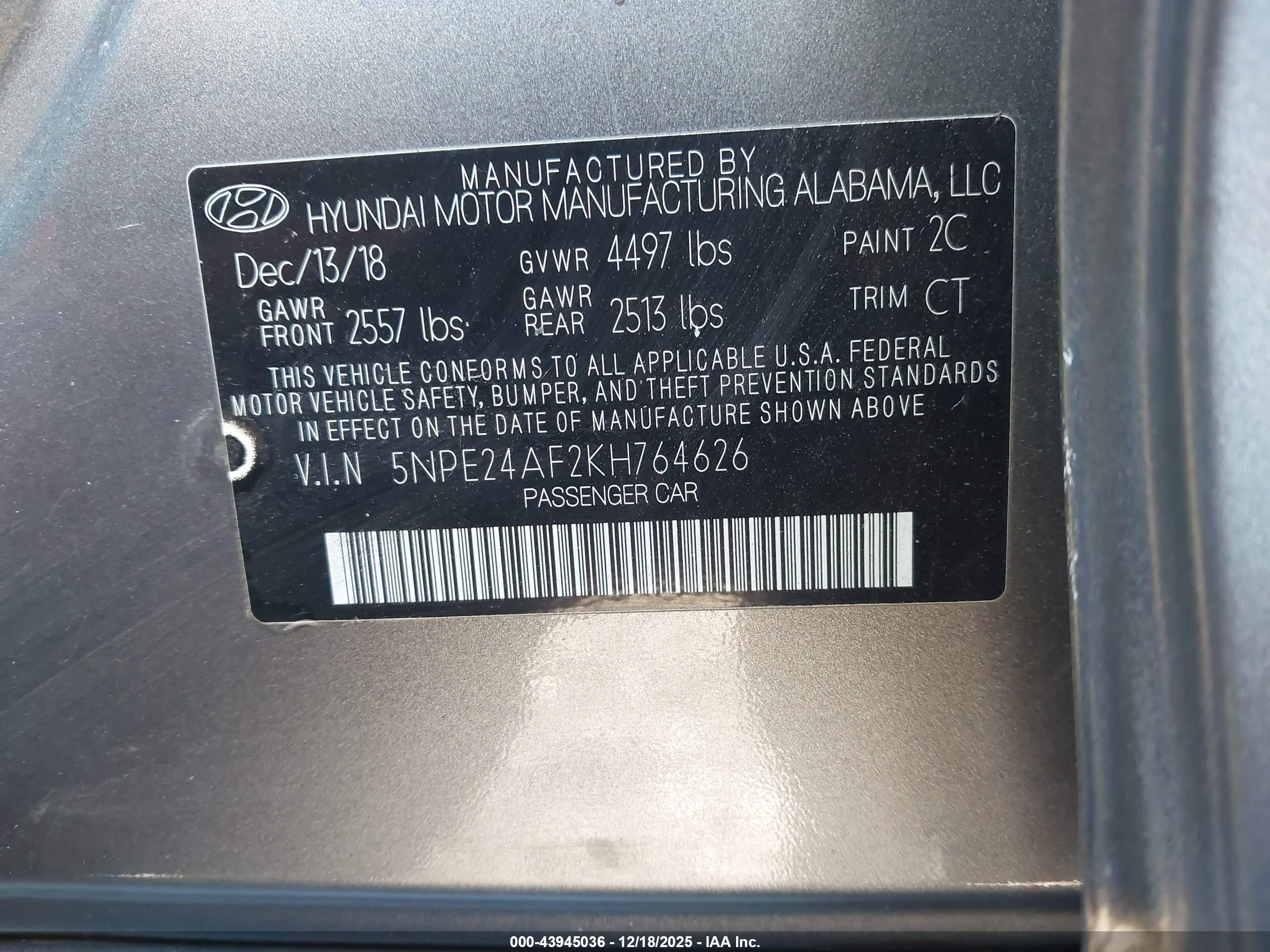 HYUNDAI SONATA image 9