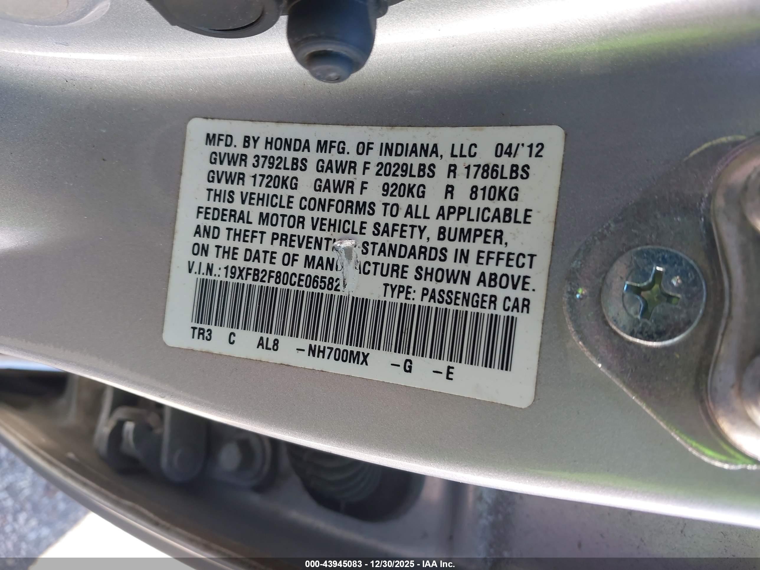 HONDA CIVIC image 9