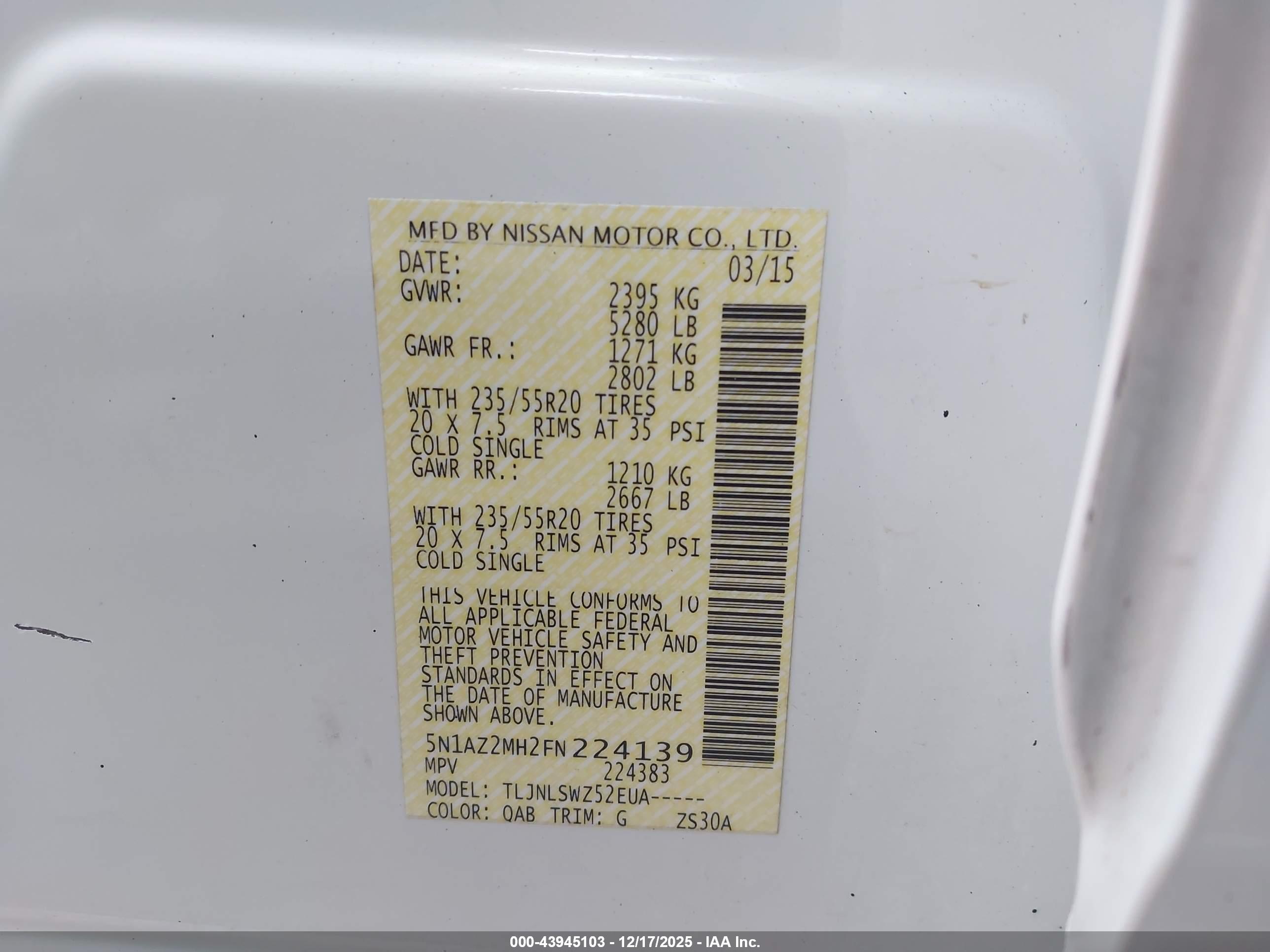 NISSAN MURANO image 9