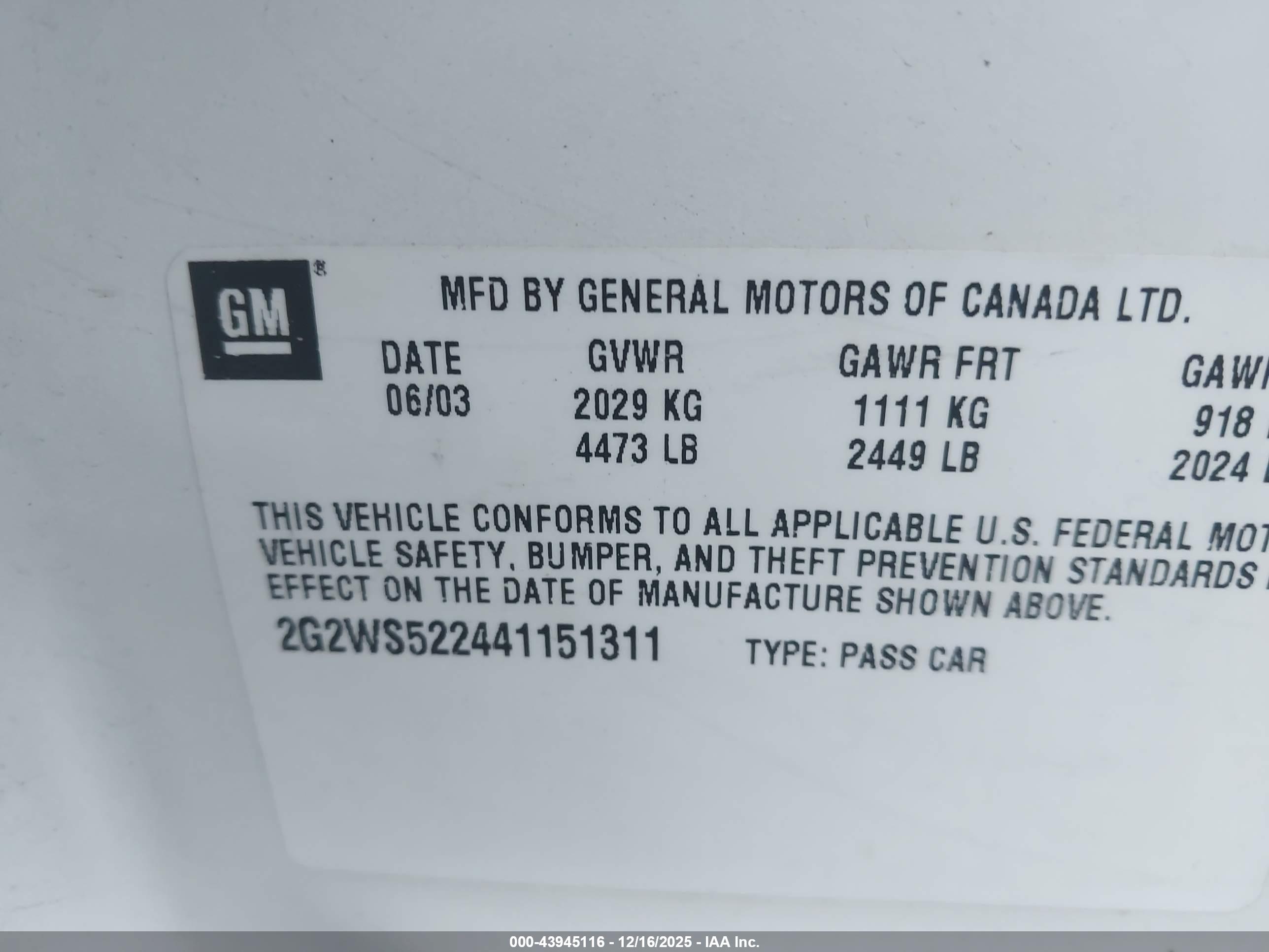 PONTIAC GRAND image 9