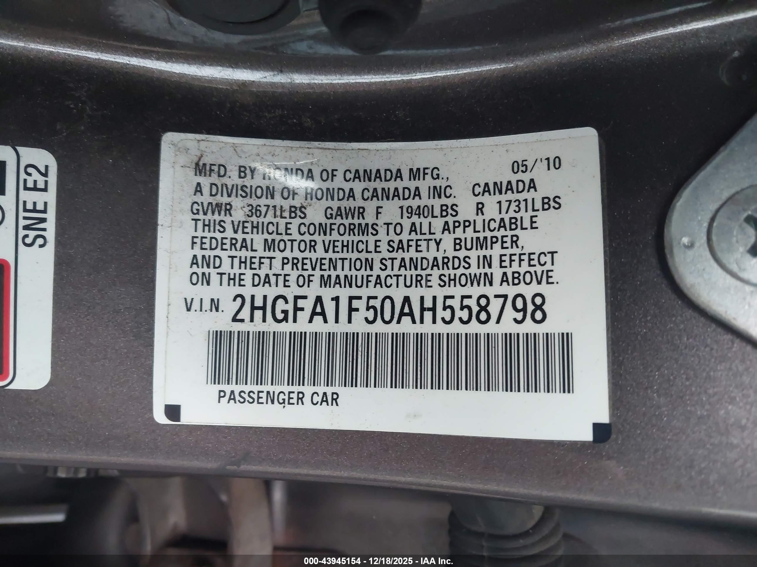 HONDA CIVIC image 9