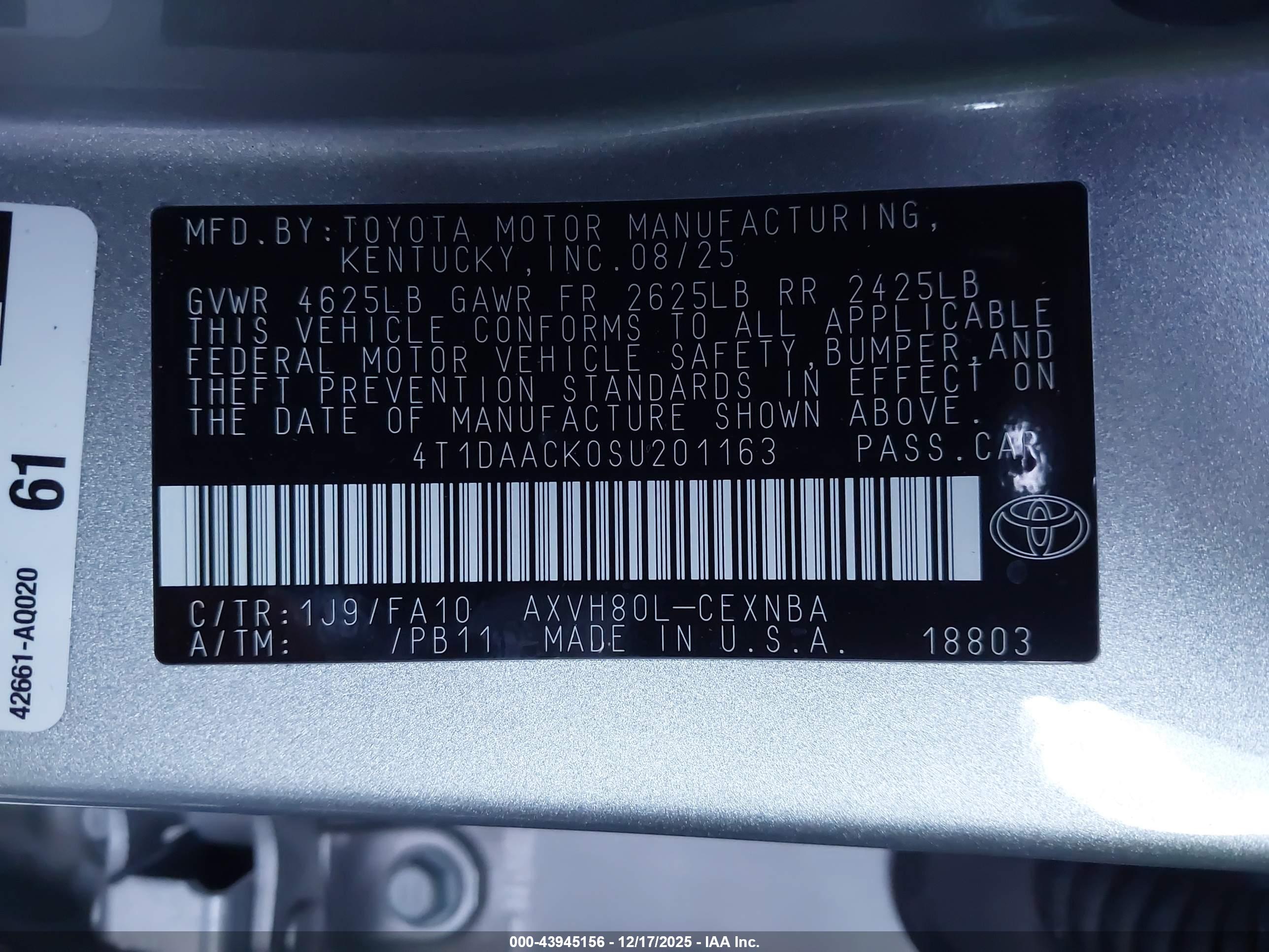 TOYOTA CAMRY image 9