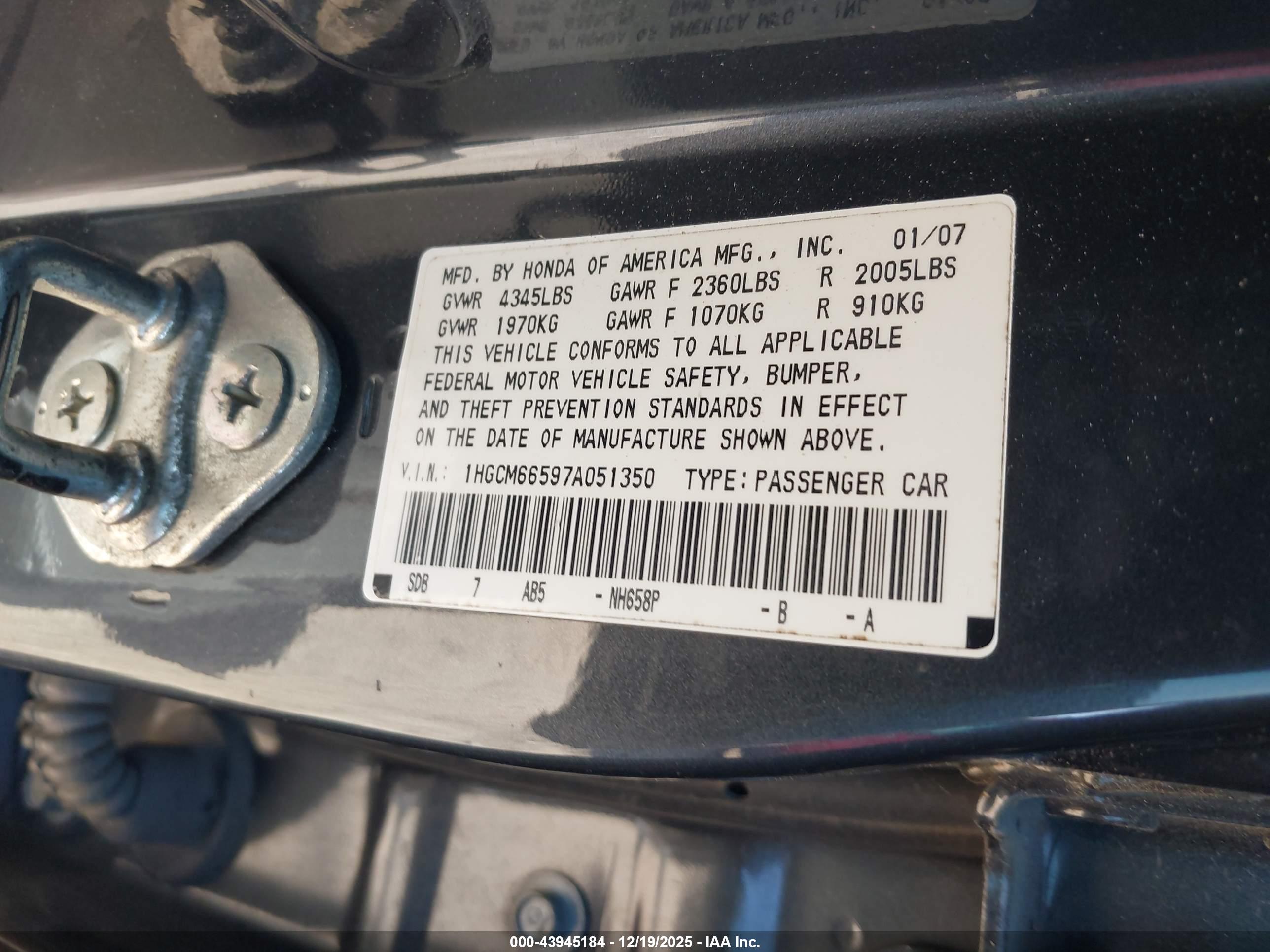 HONDA ACCORD image 9