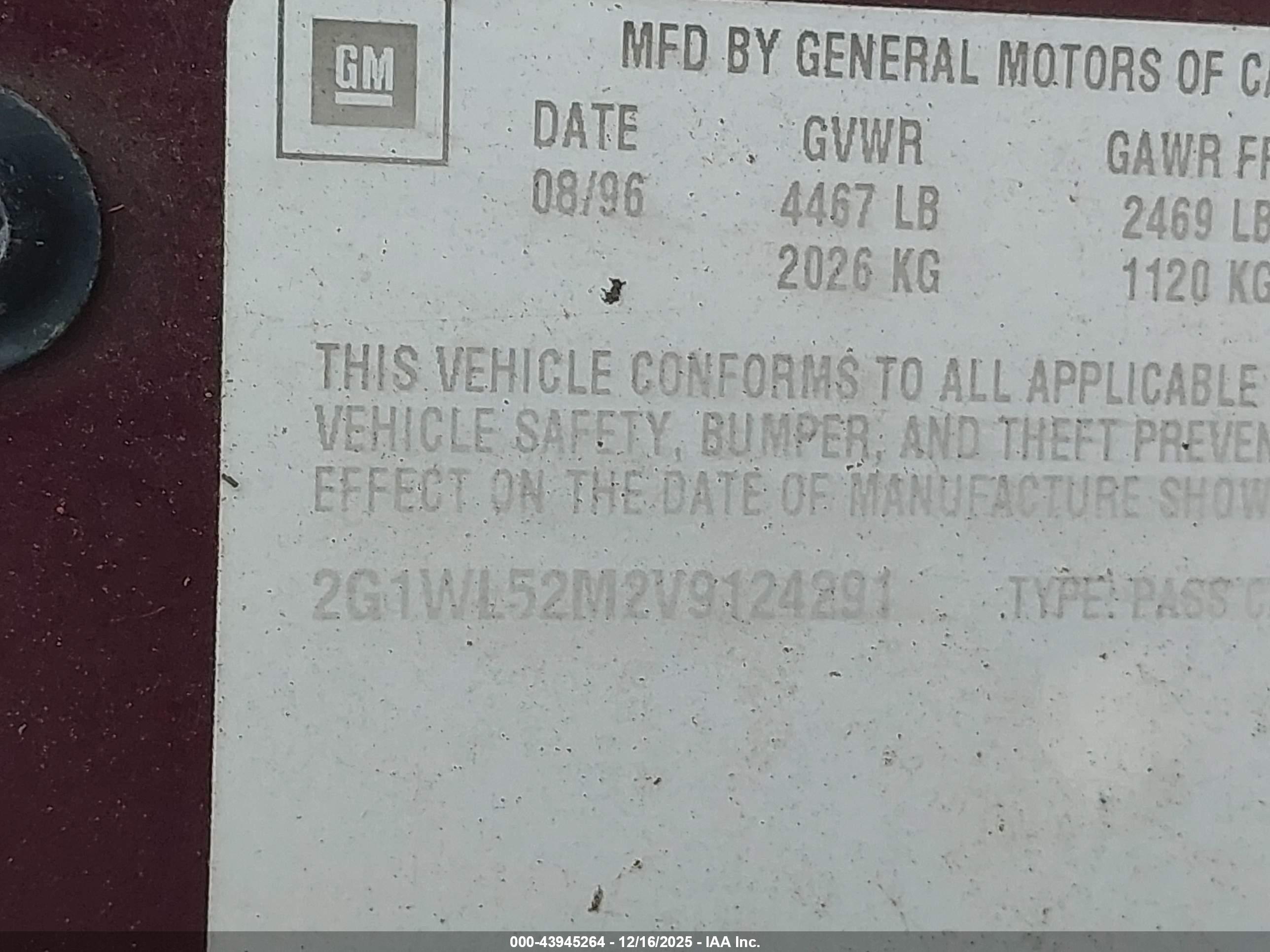 CHEVROLET LUMINA image 9