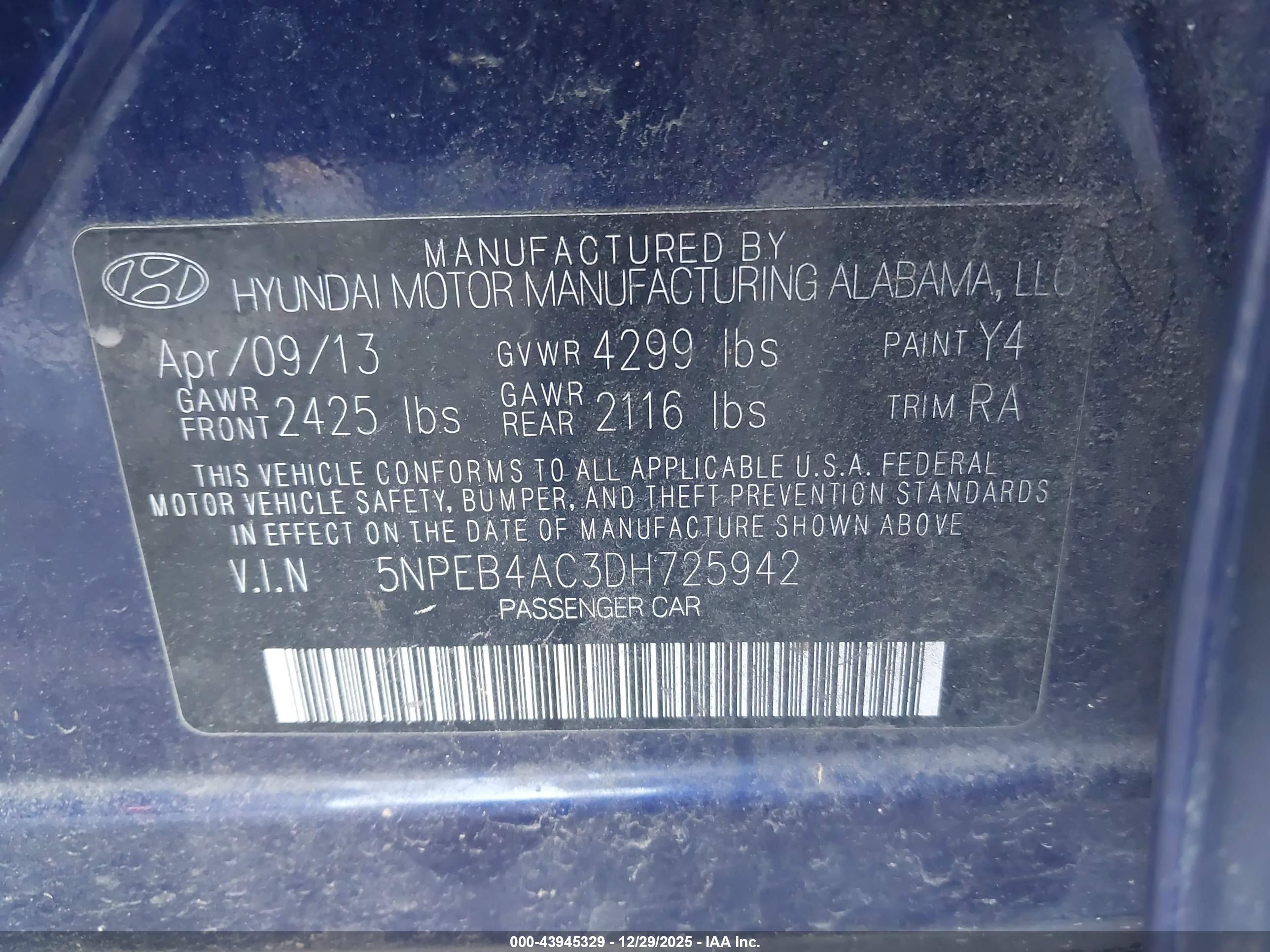 HYUNDAI SONATA image 9