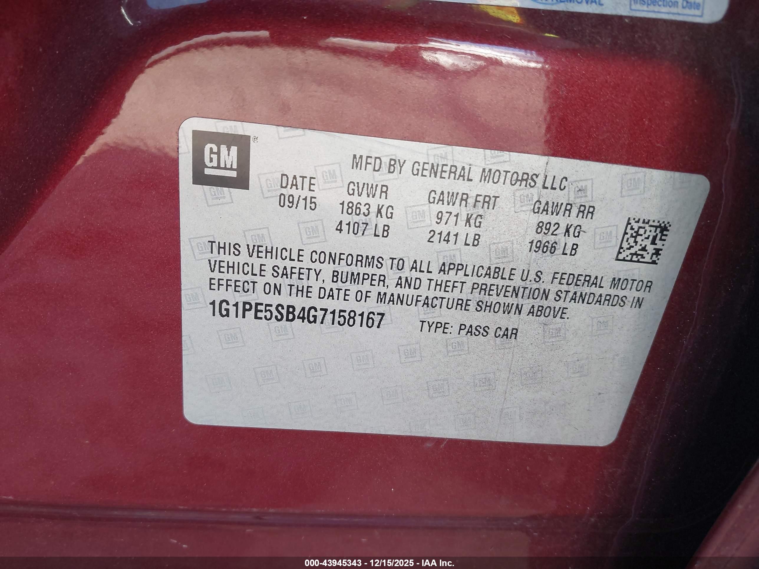 CHEVROLET CRUZE image 9
