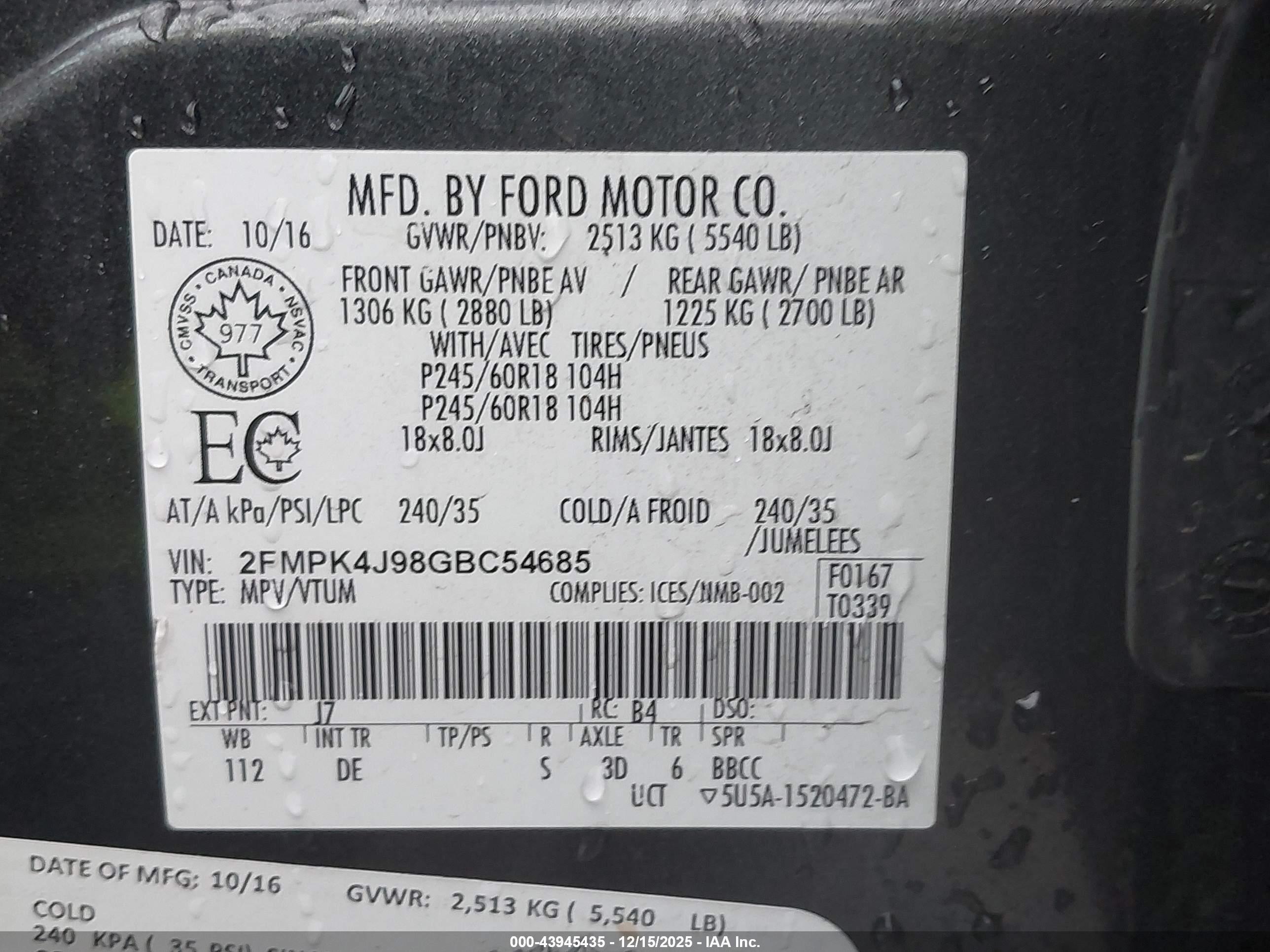 FORD EDGE image 9