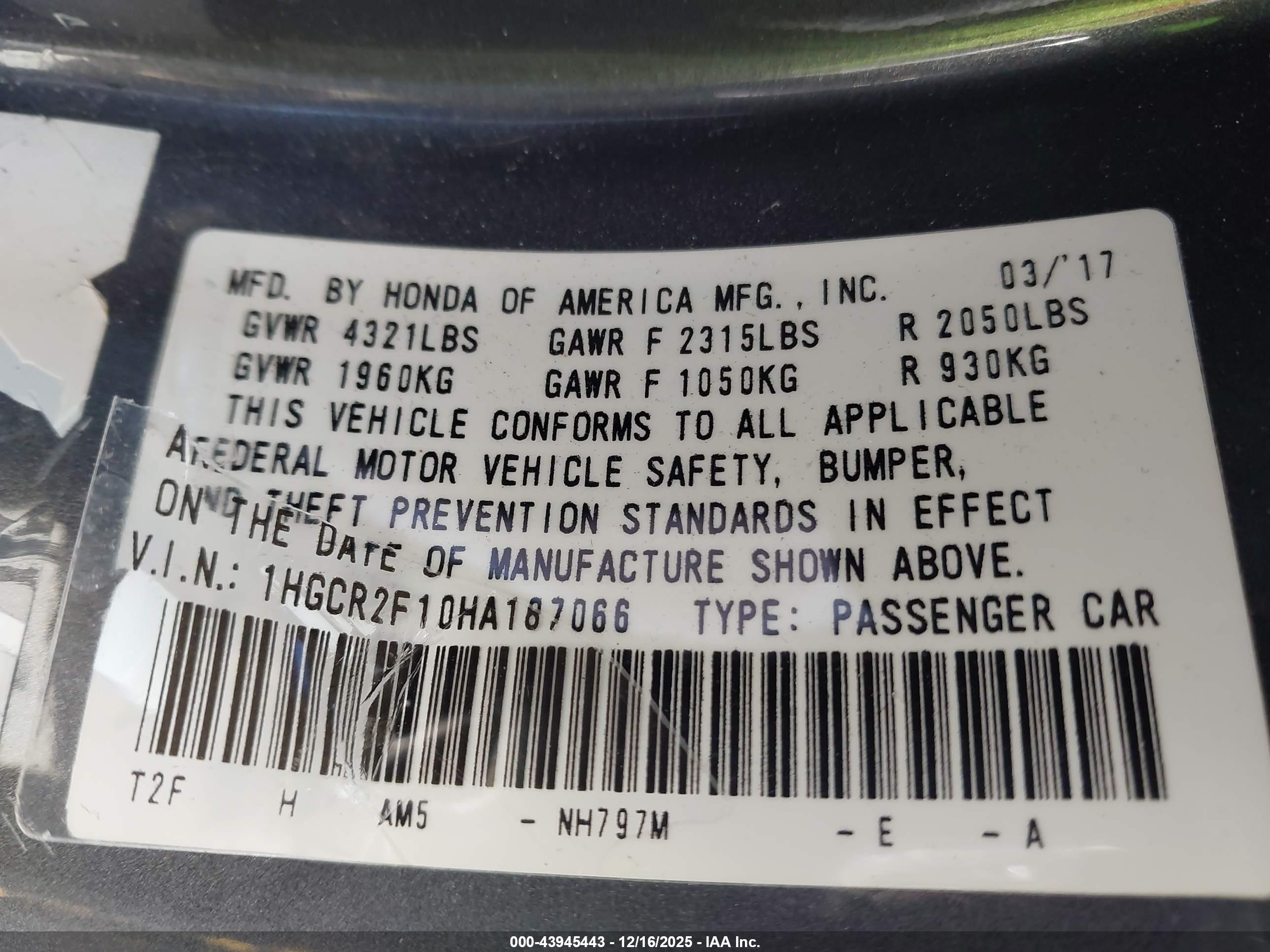 HONDA ACCORD image 9