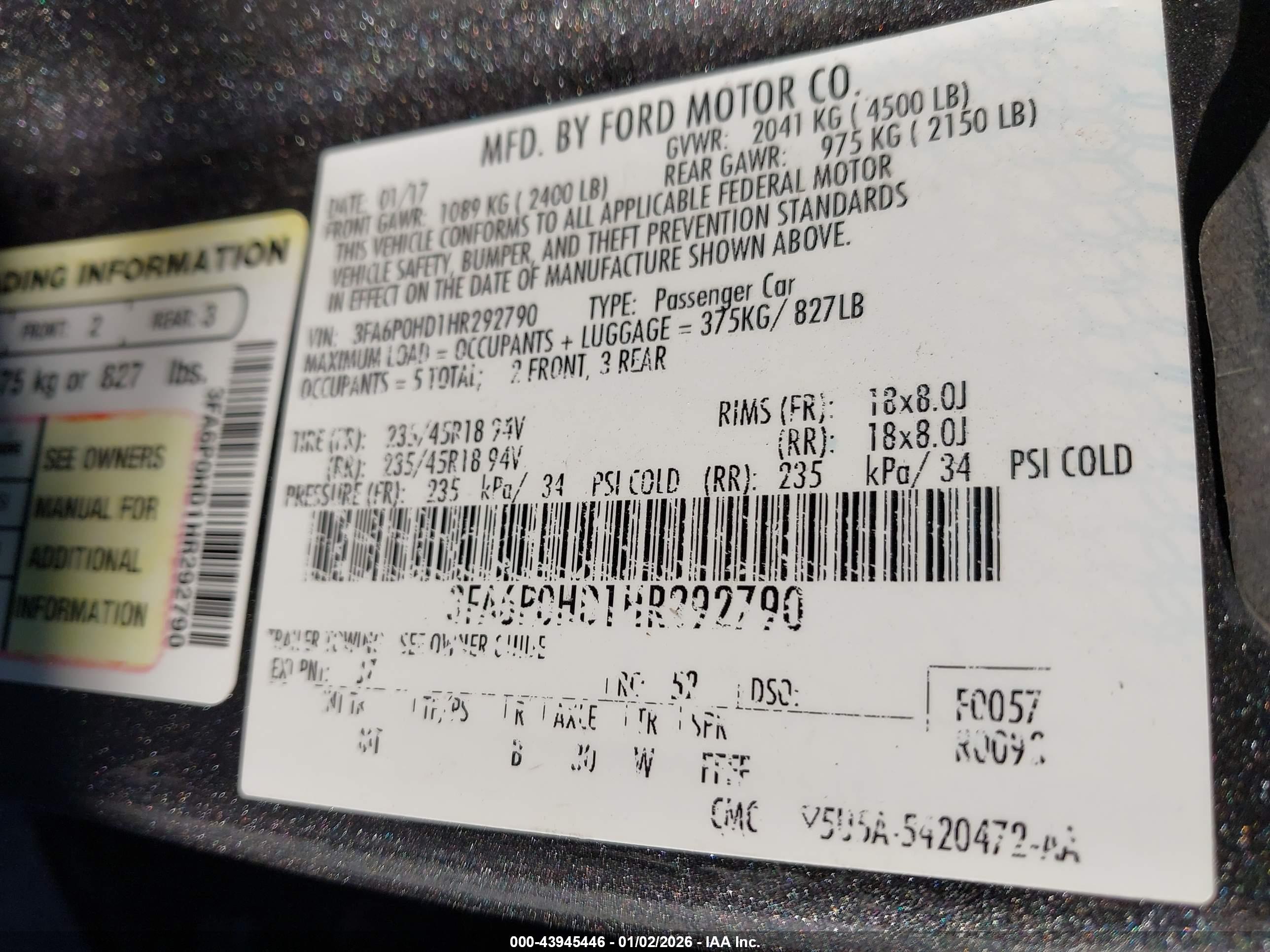 FORD FUSION image 9
