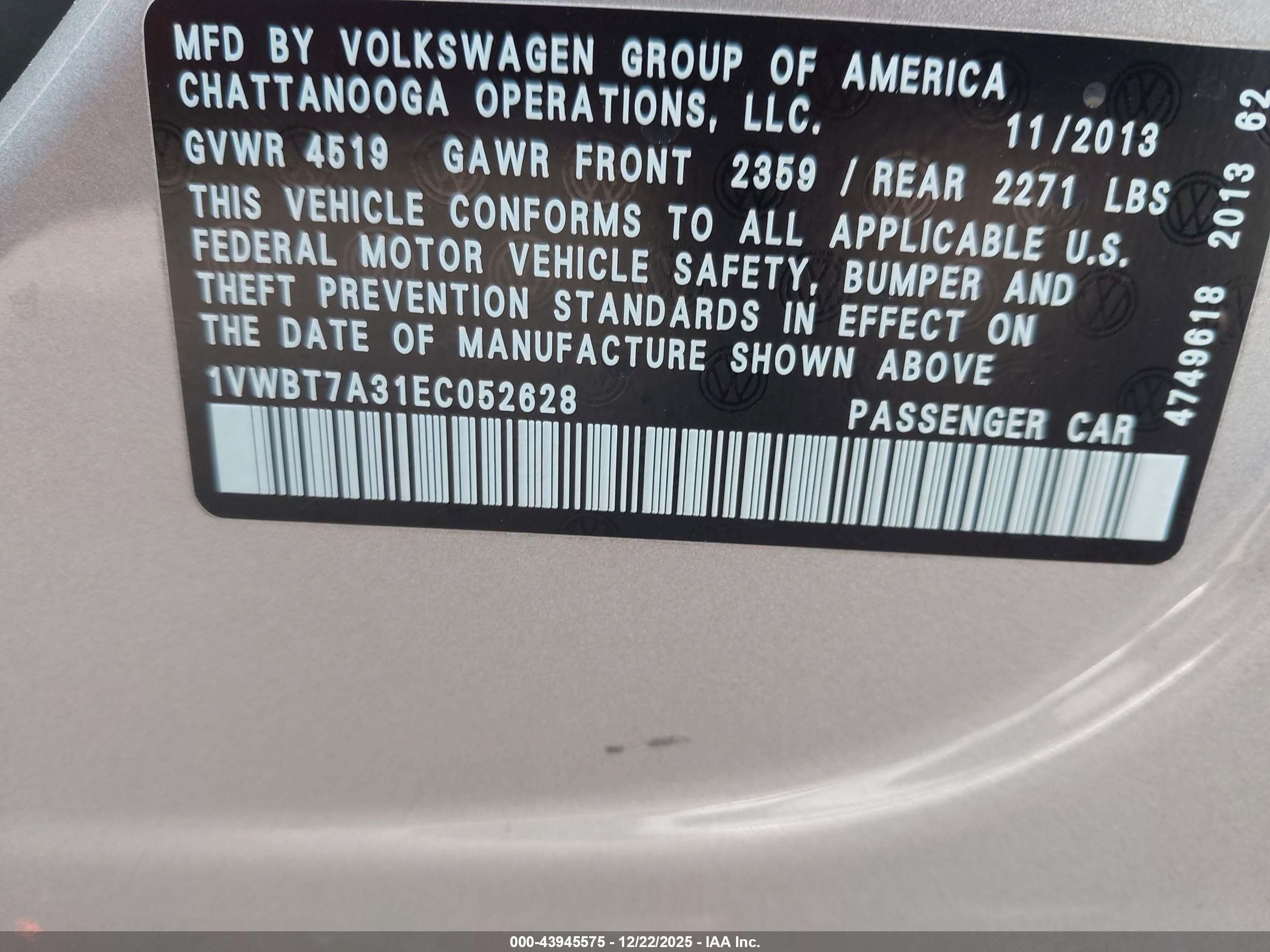 VOLKSWAGEN PASSAT image 9