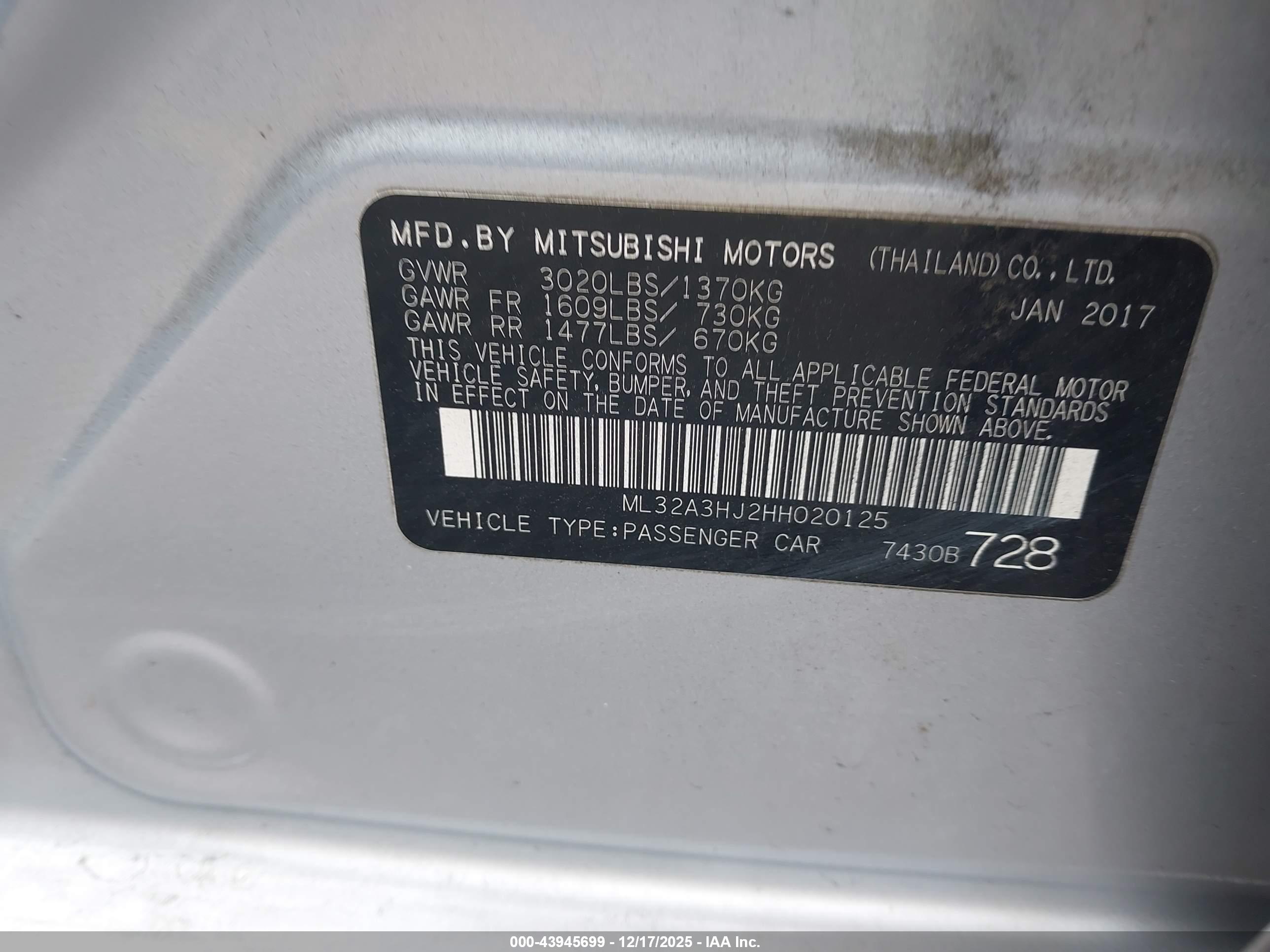 MITSUBISHI MIRAGE image 9