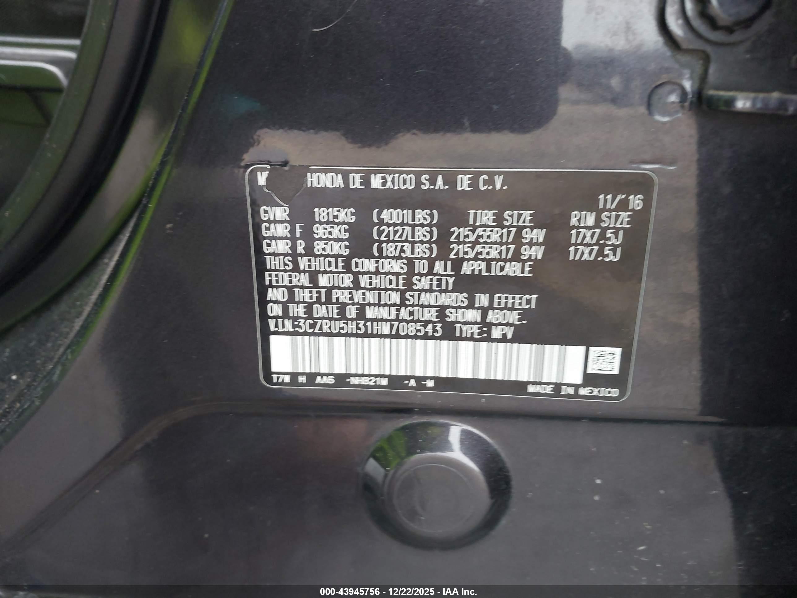 HONDA HR-V image 9