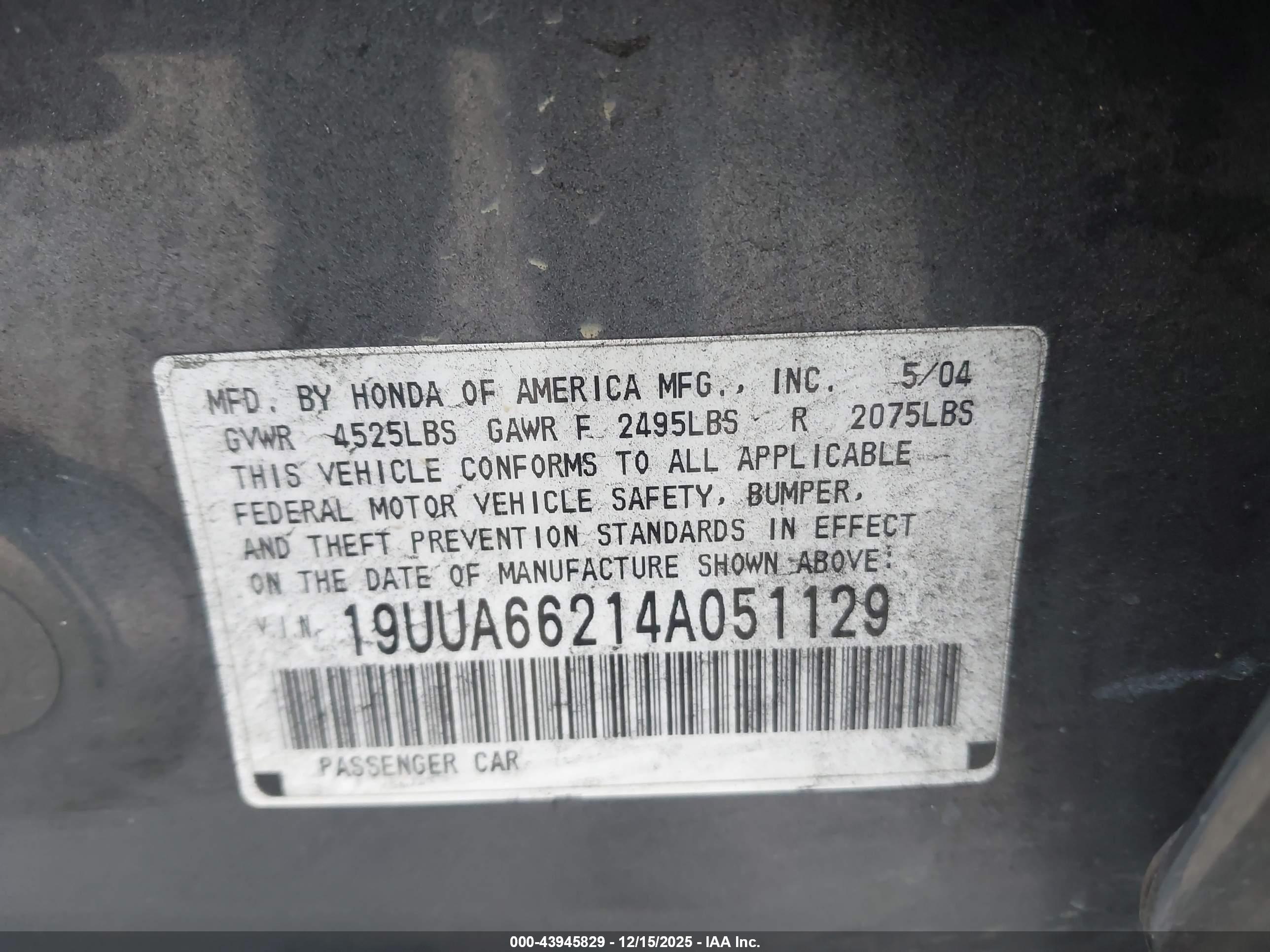 ACURA TL image 9