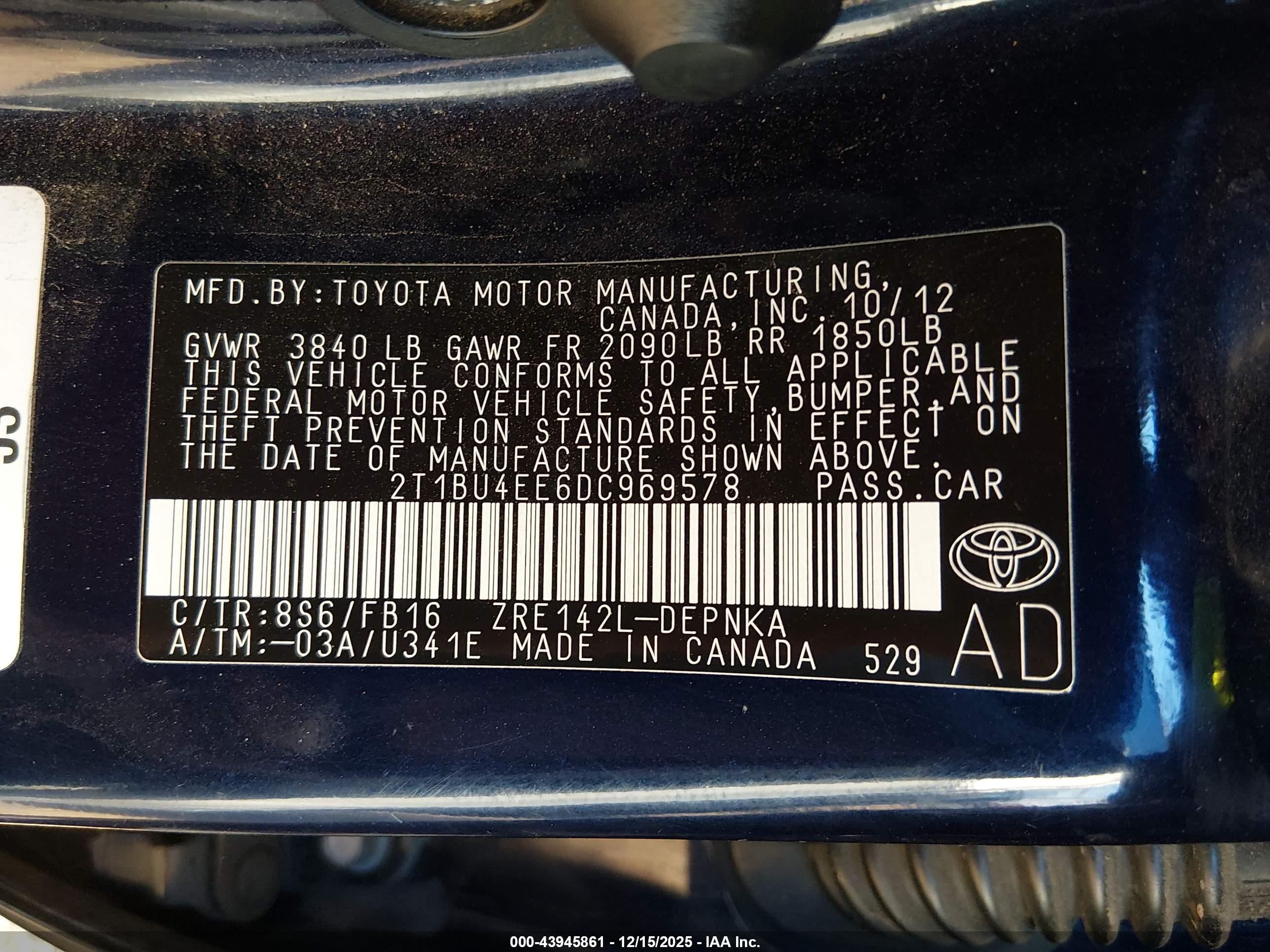 TOYOTA COROLLA image 9