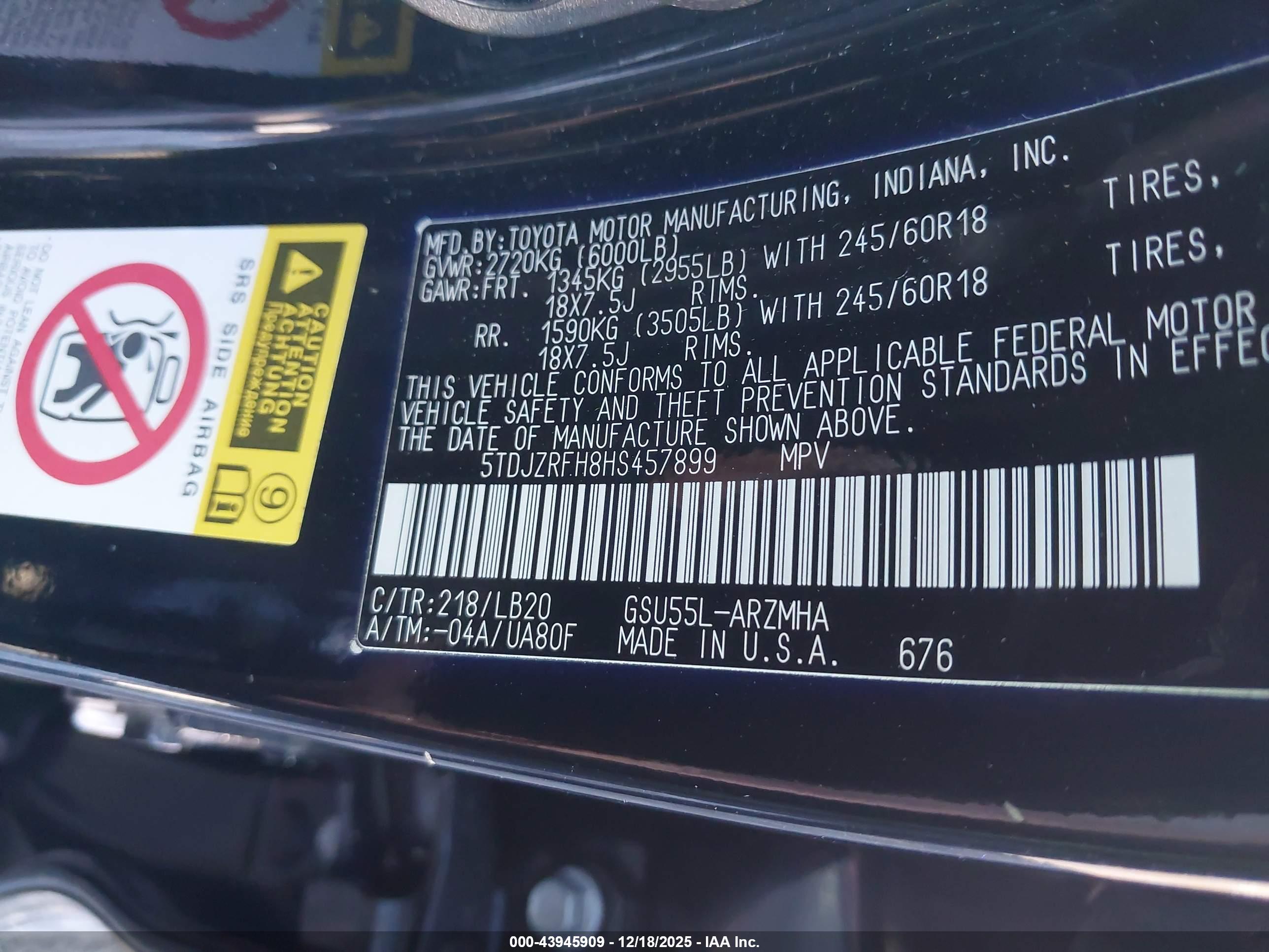 TOYOTA HIGHLANDER image 9