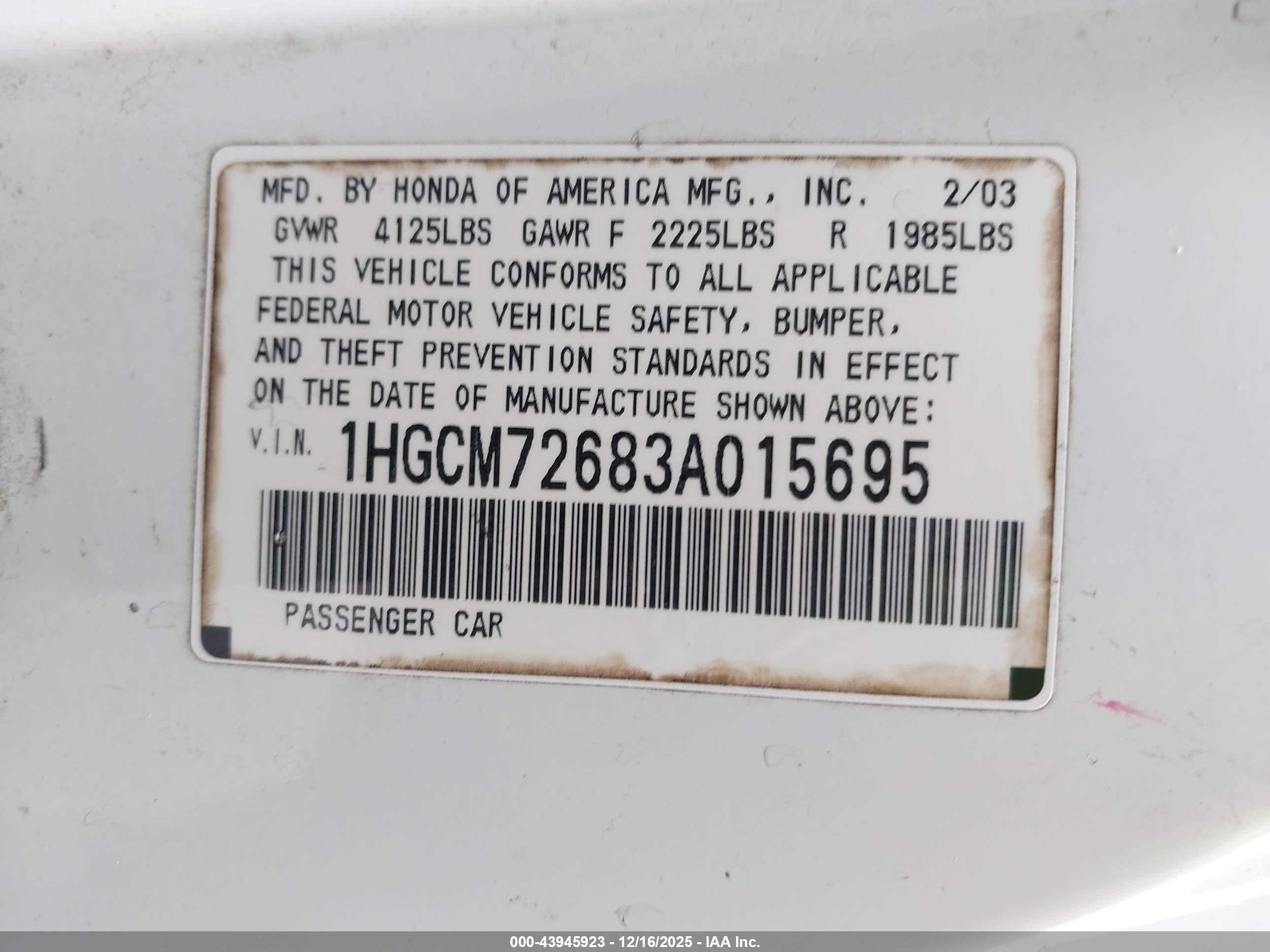 HONDA ACCORD image 9