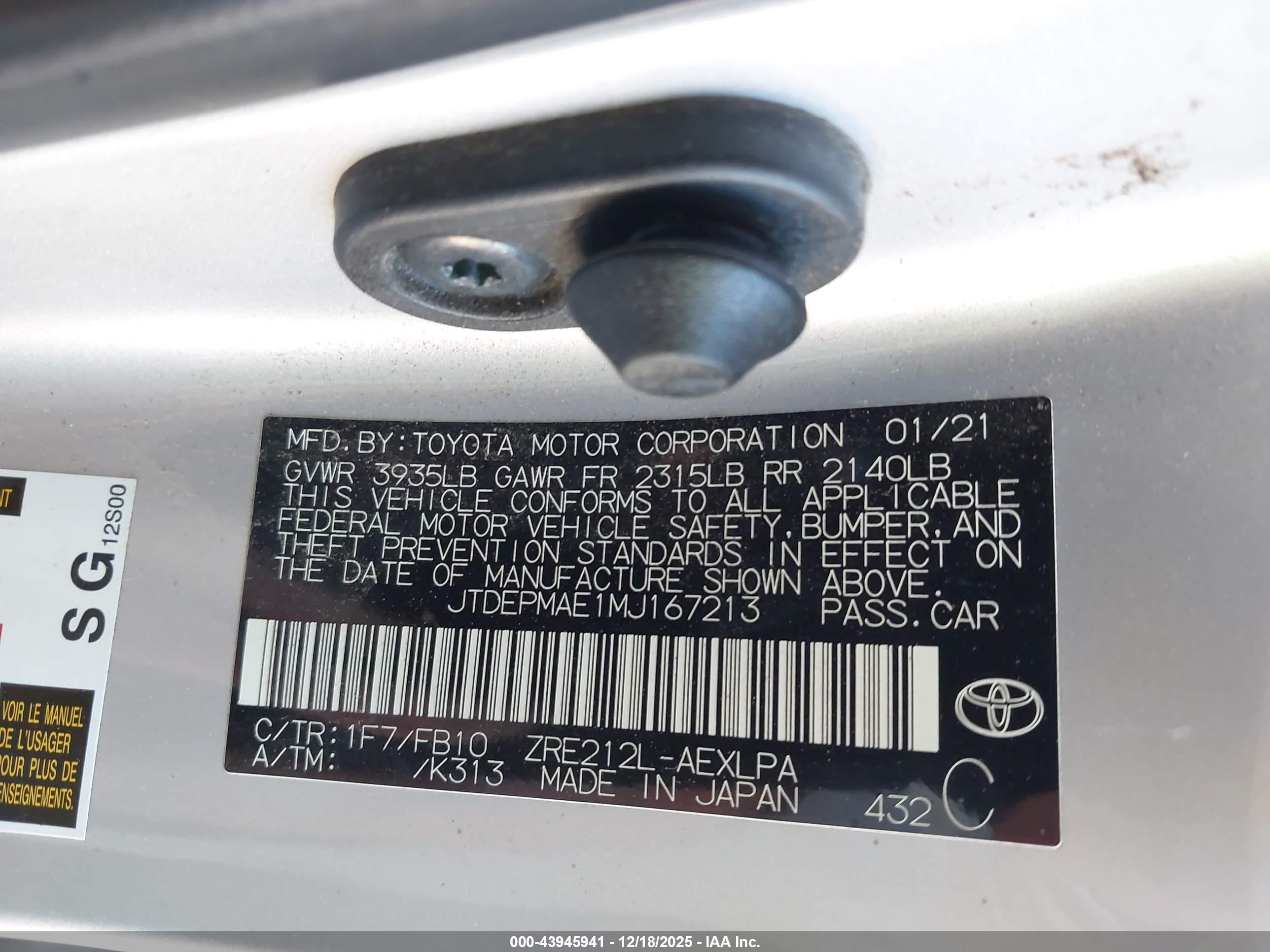 TOYOTA COROLLA image 9