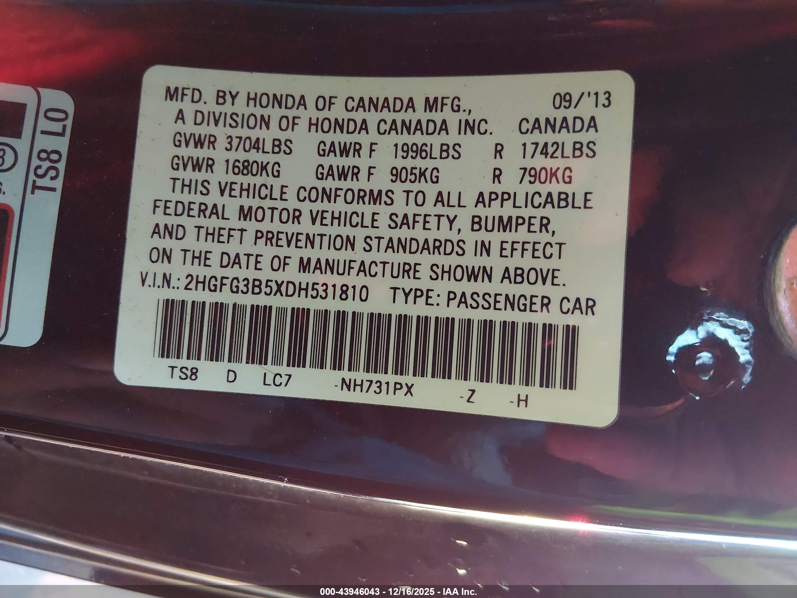 HONDA CIVIC image 9