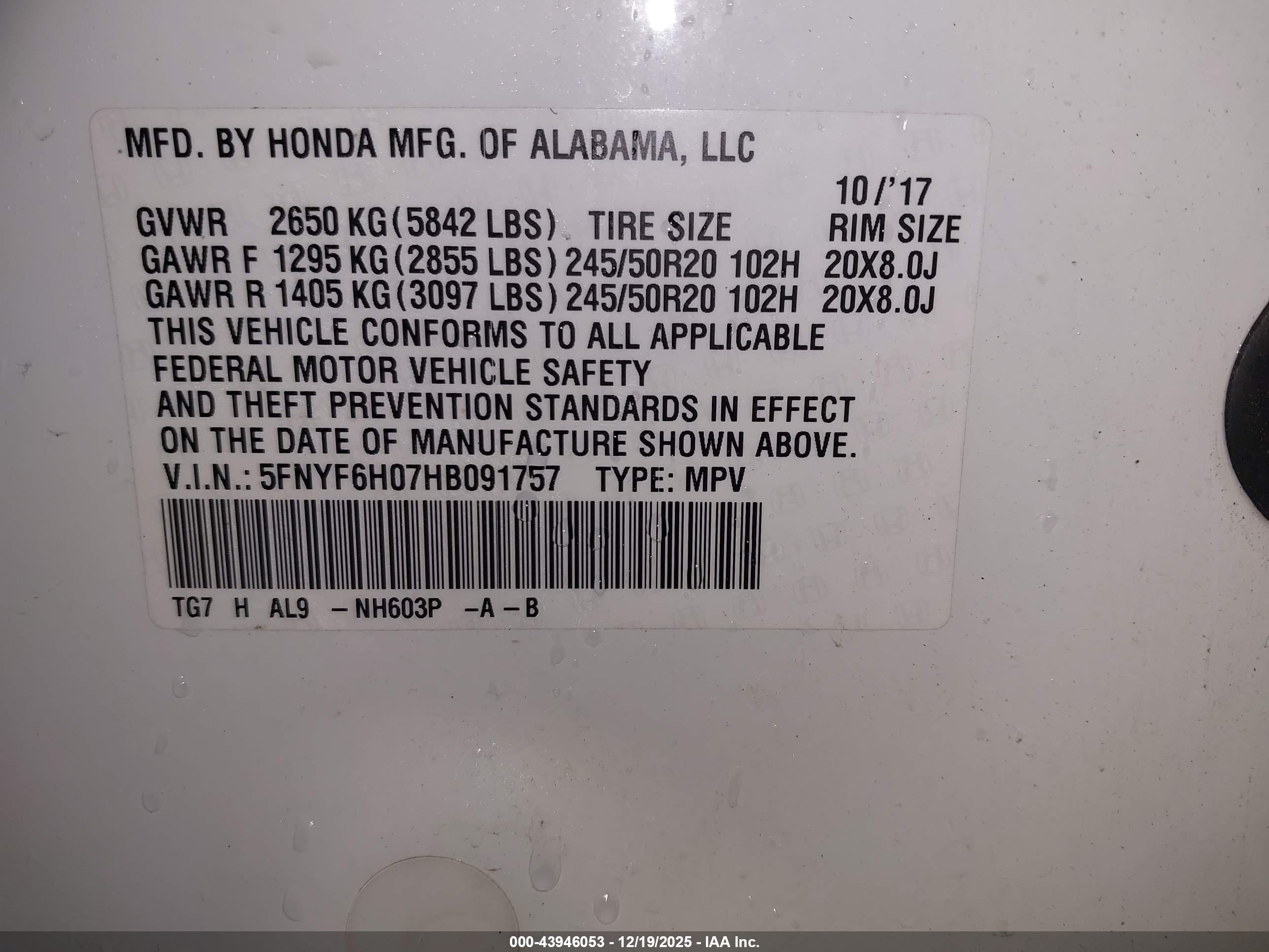 HONDA PILOT image 9