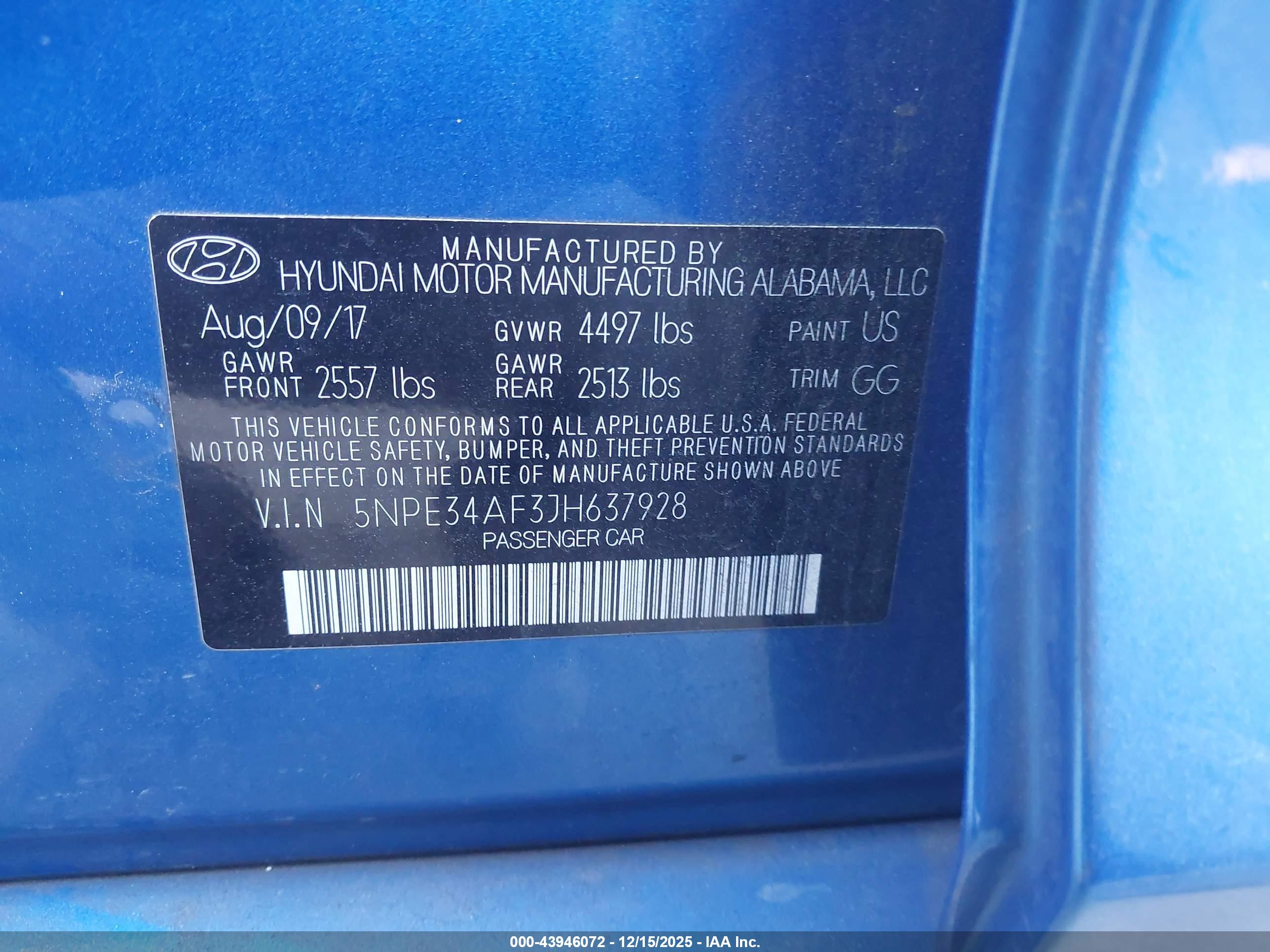 HYUNDAI SONATA image 9