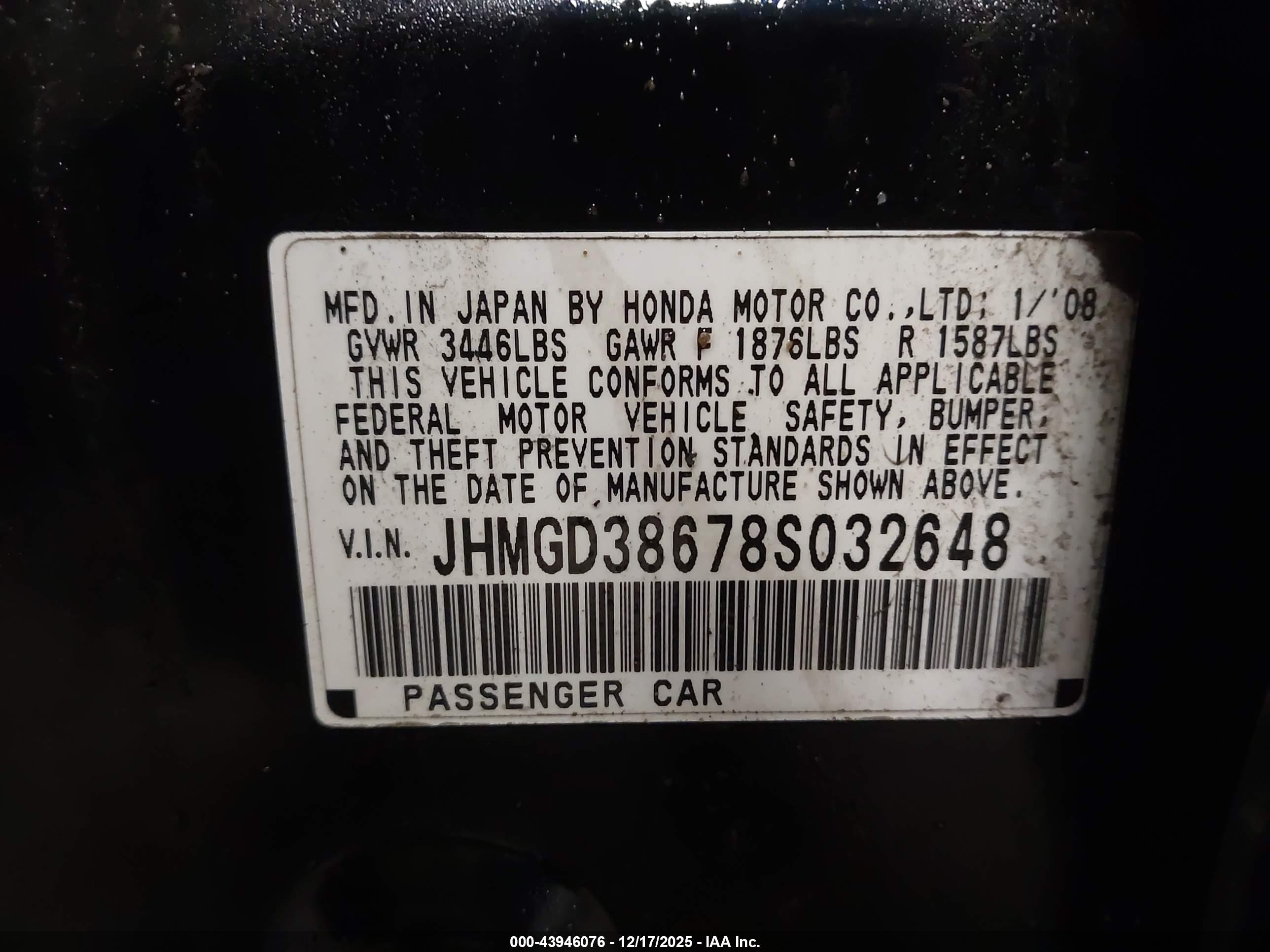 HONDA FIT image 9