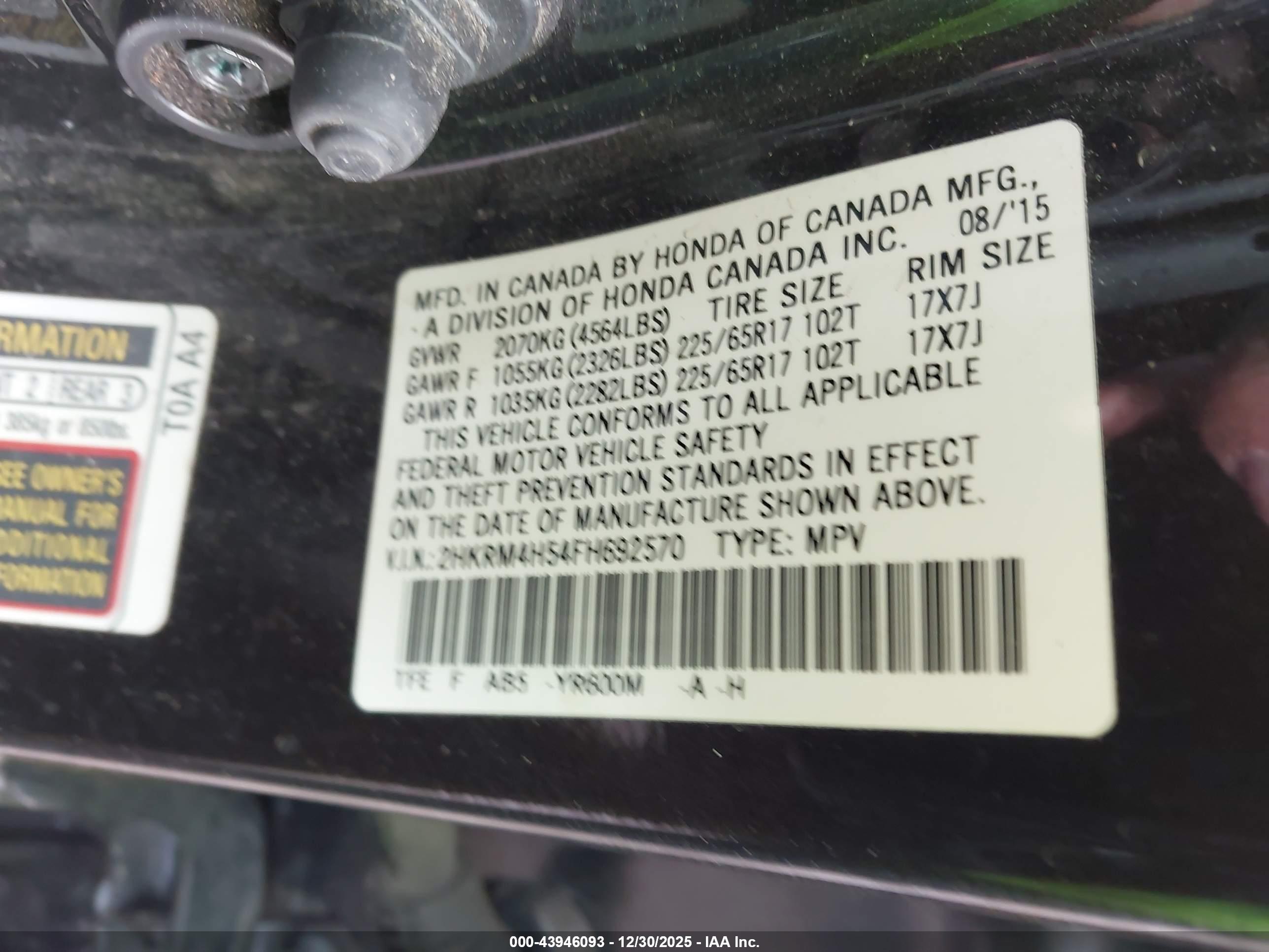 HONDA CR-V image 9