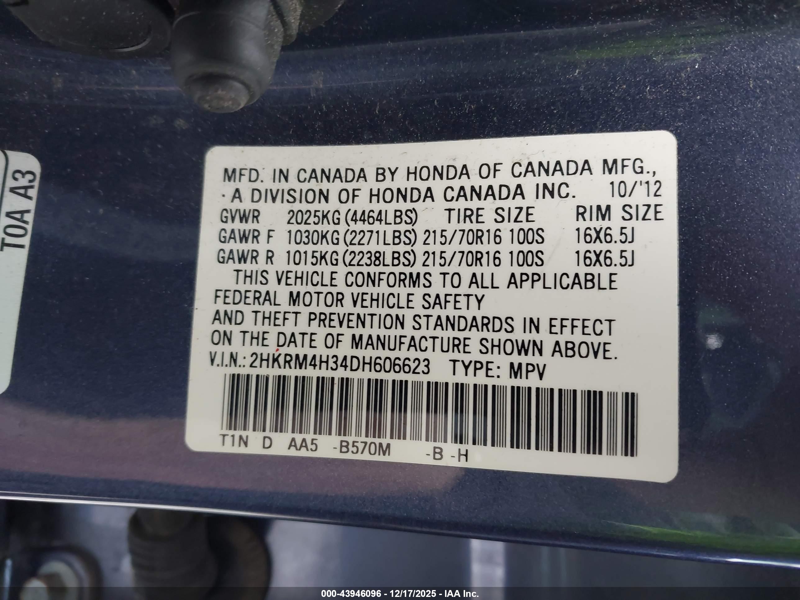 HONDA CR-V image 9