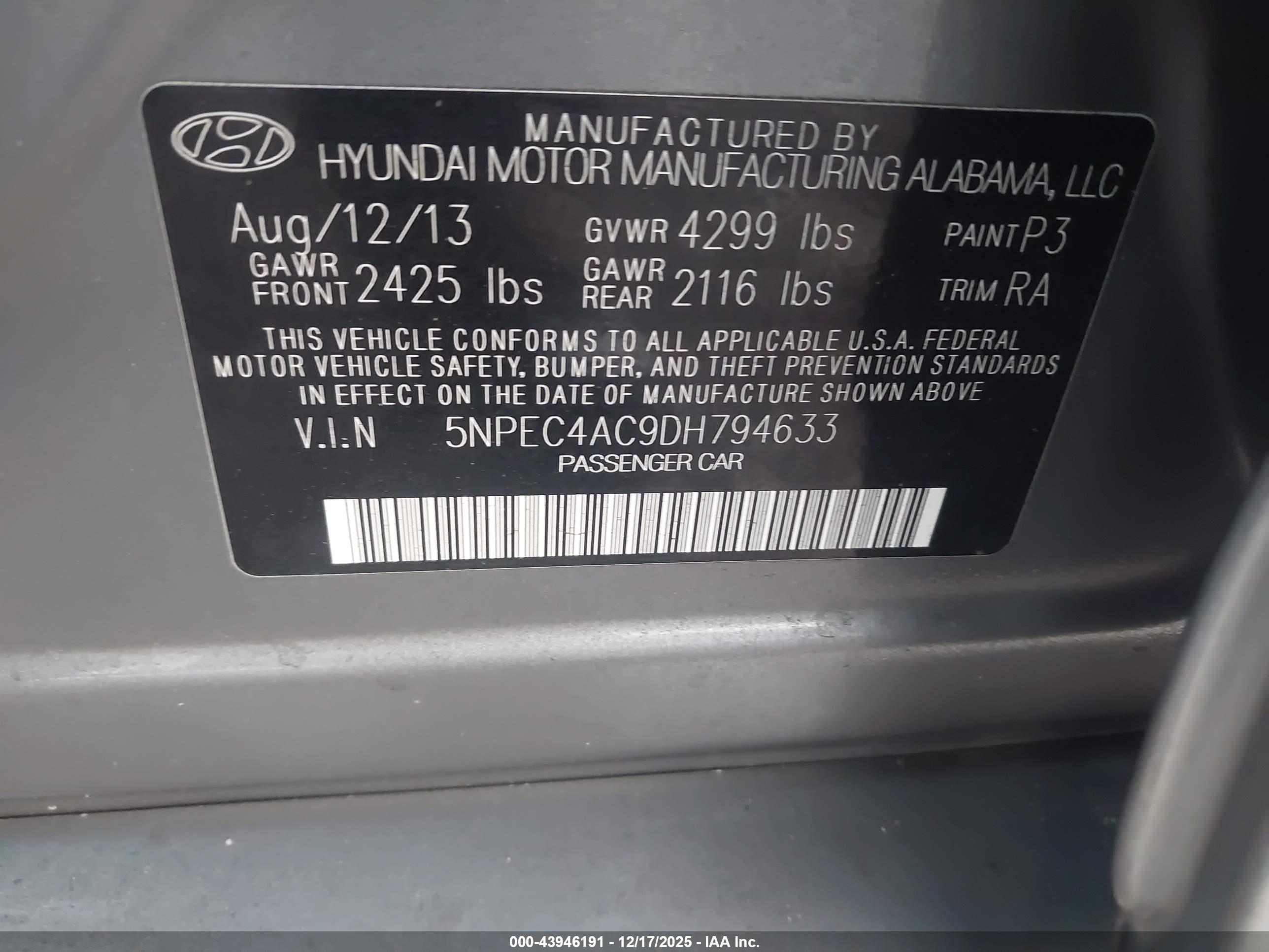HYUNDAI SONATA image 9
