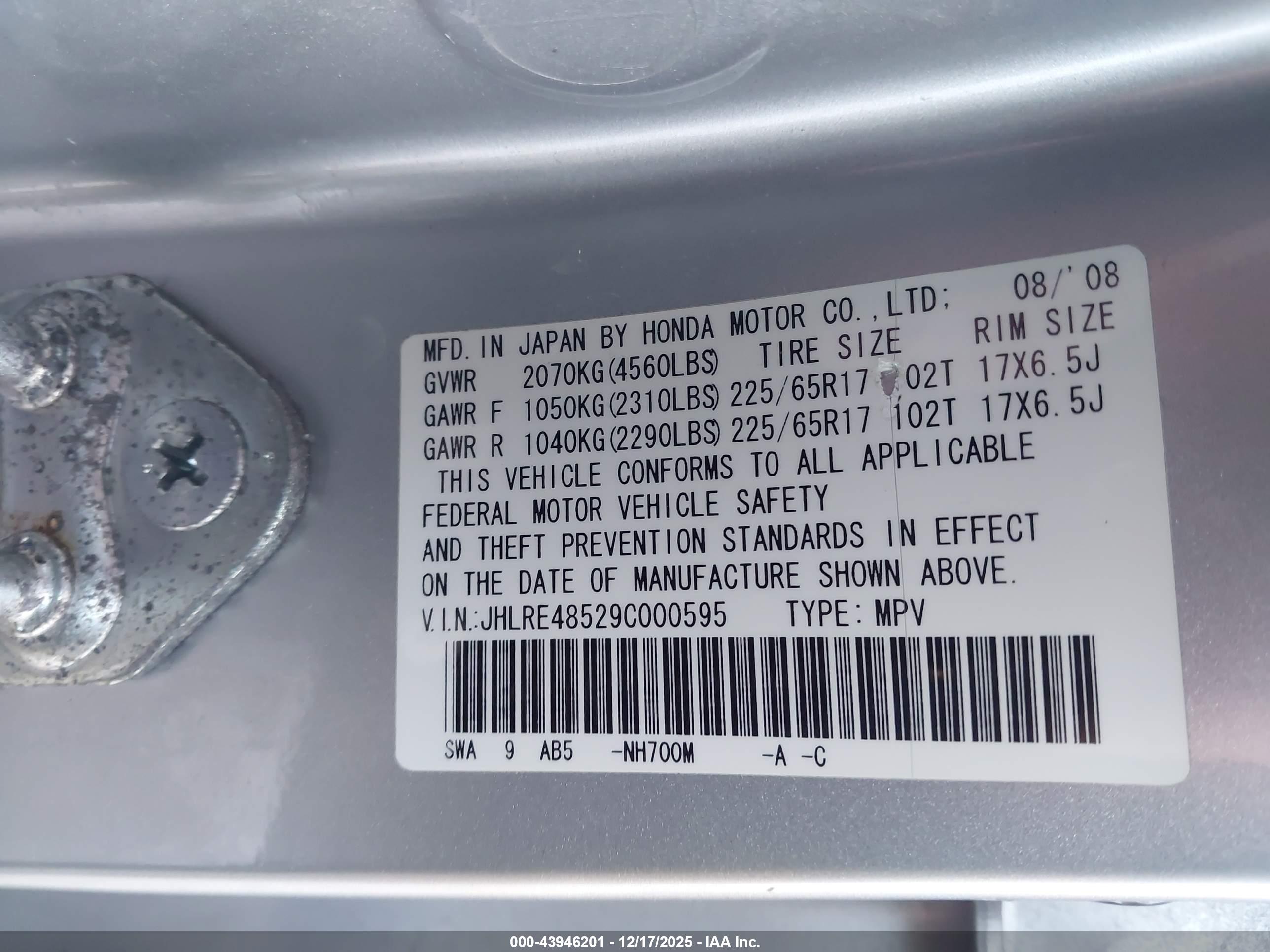 HONDA CR-V image 9