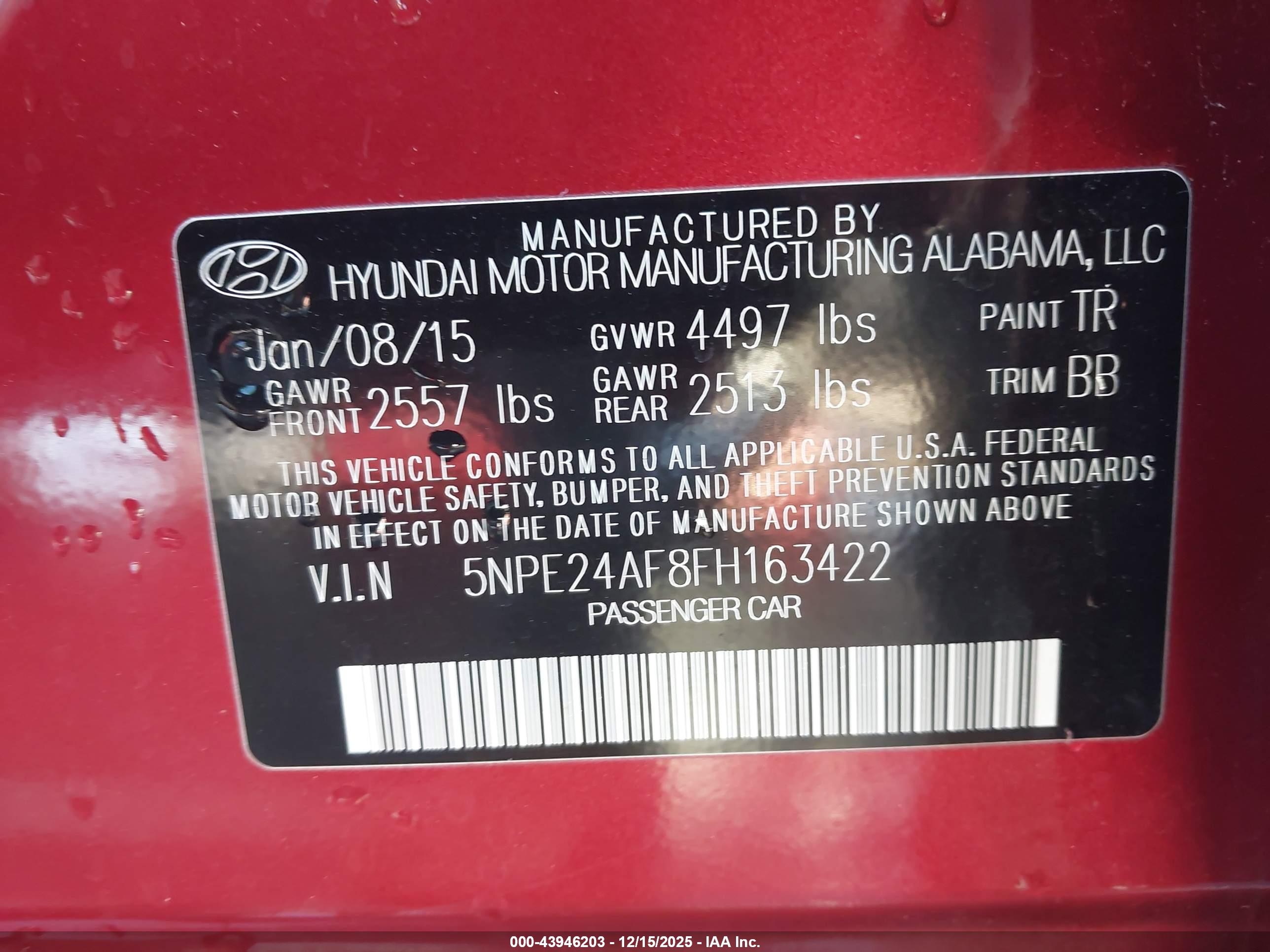 HYUNDAI SONATA image 9