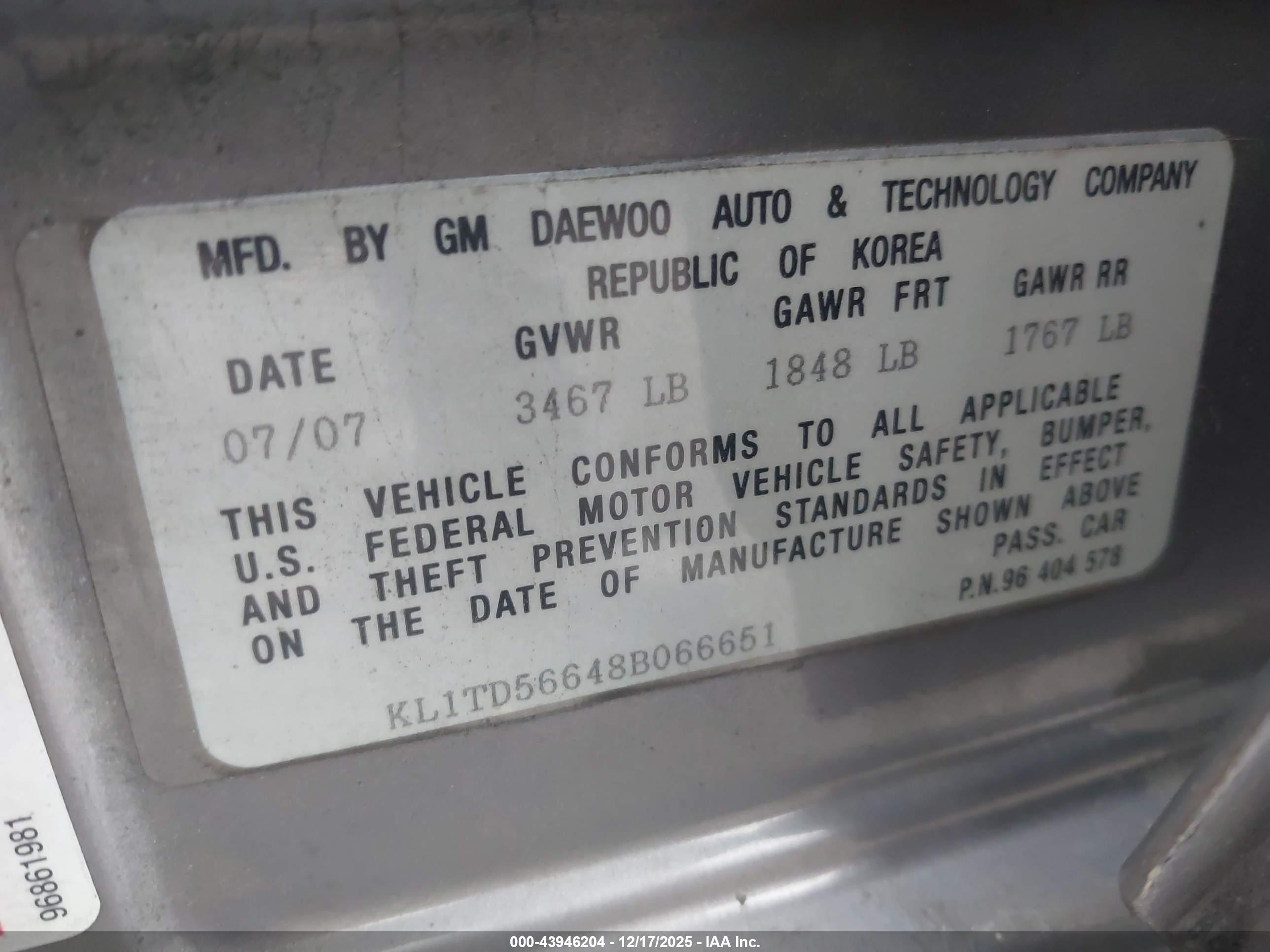 CHEVROLET AVEO image 9