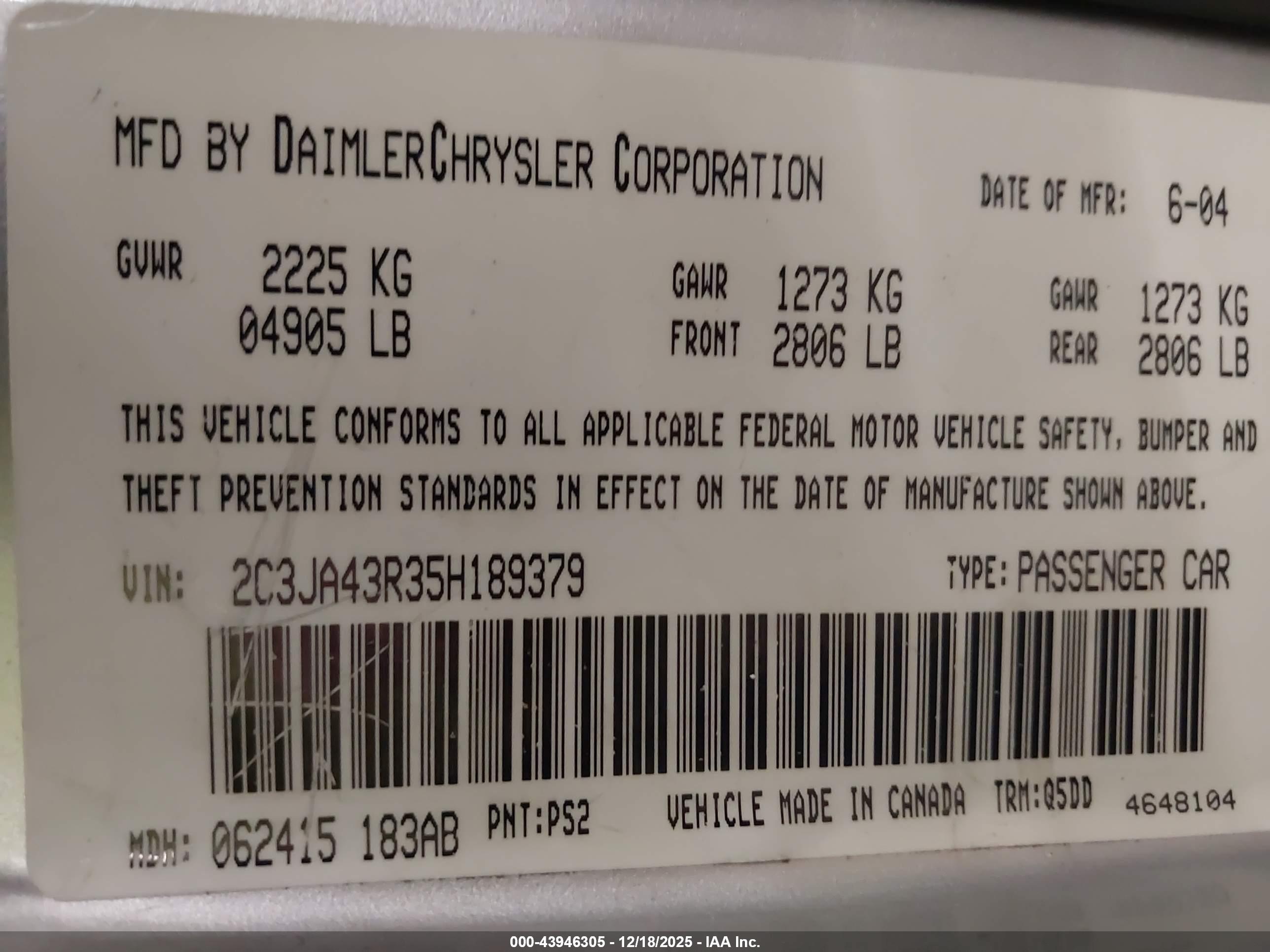 CHRYSLER 300 image 9