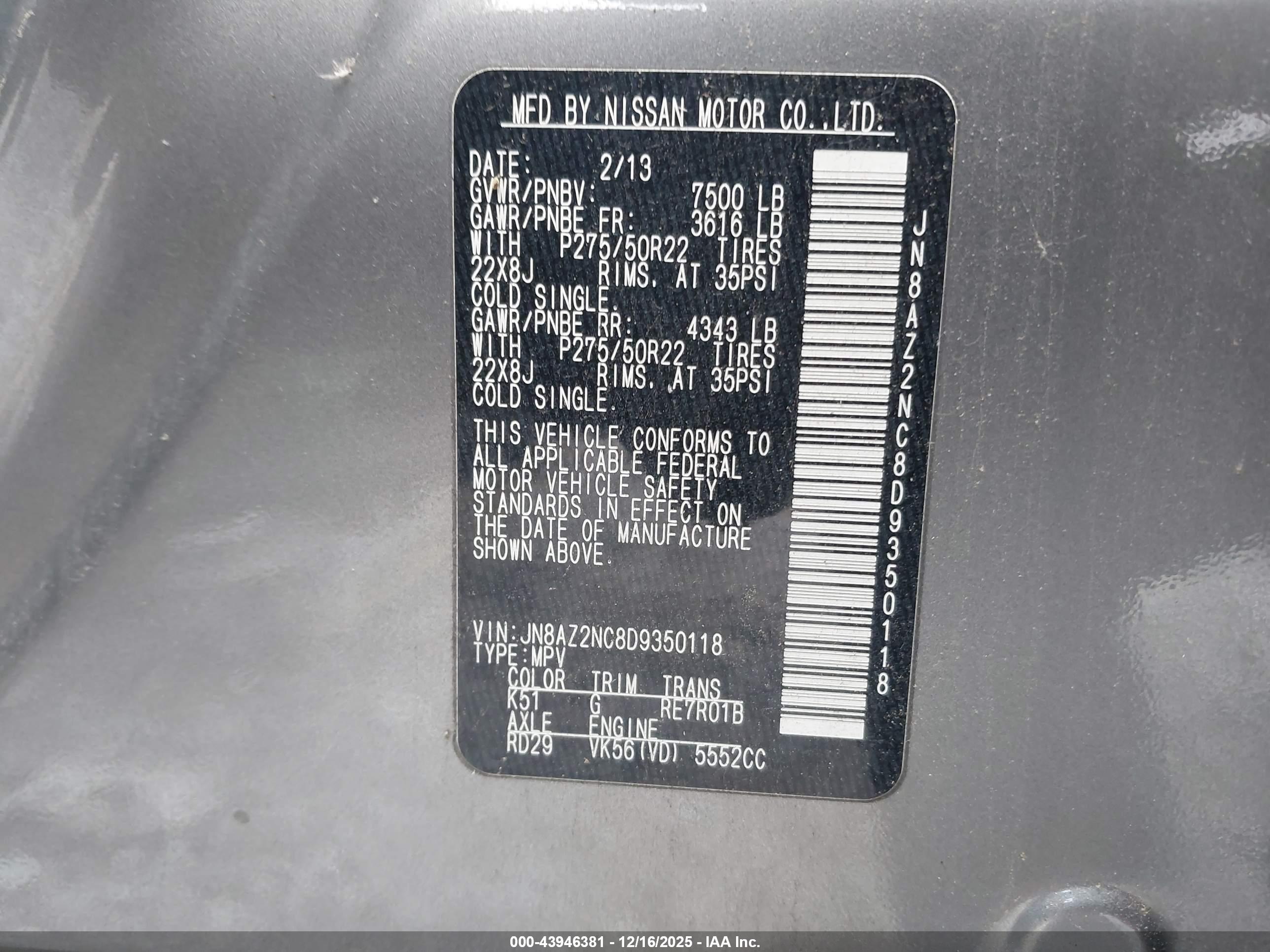 INFINITI QX56 image 9