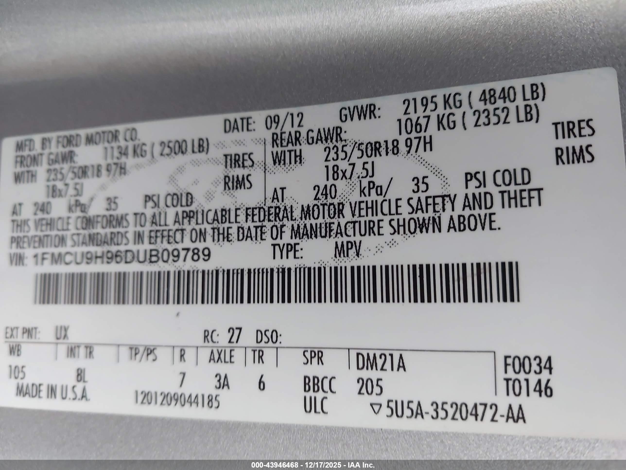 FORD ESCAPE image 9