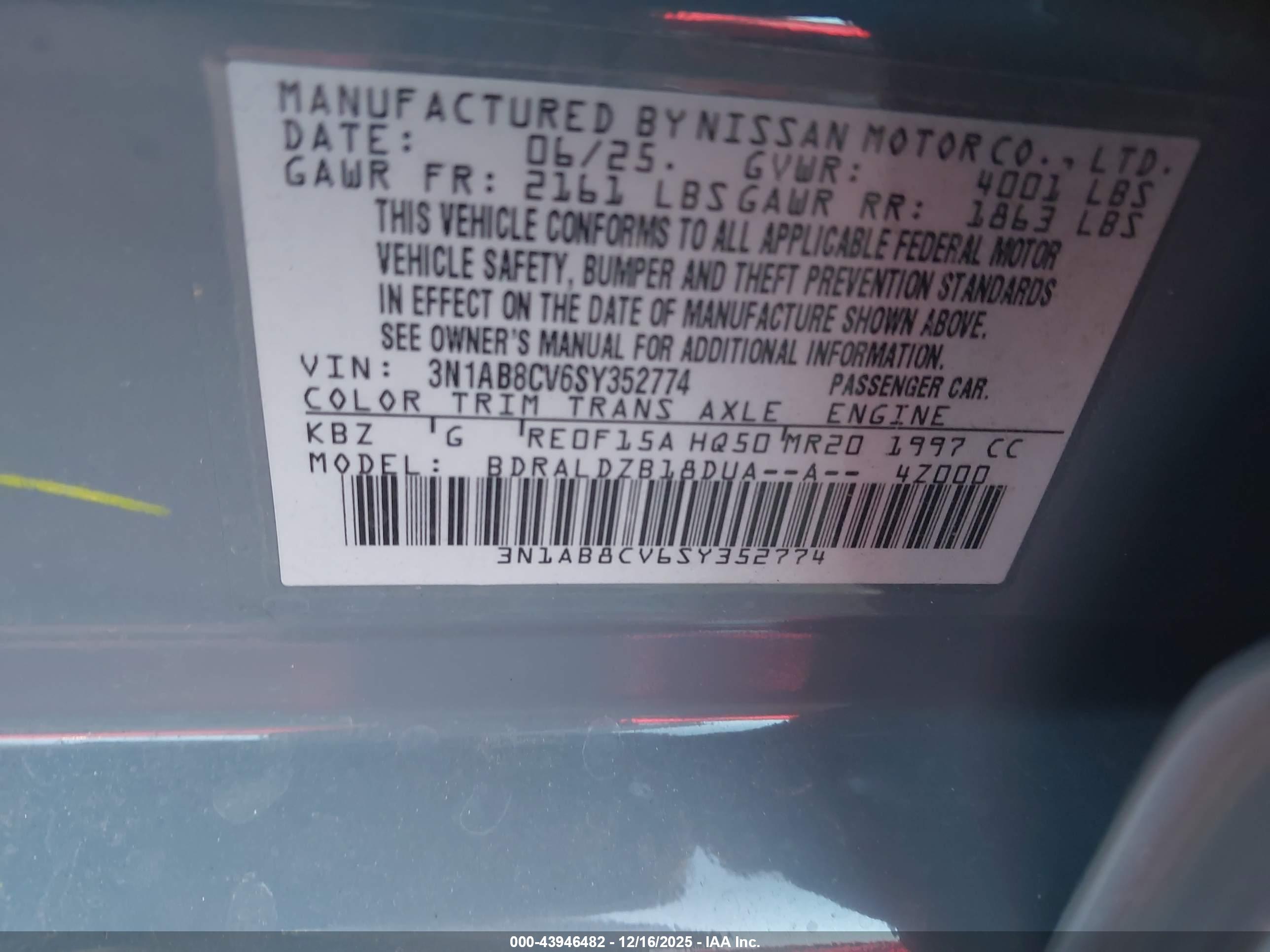 NISSAN SENTRA image 9