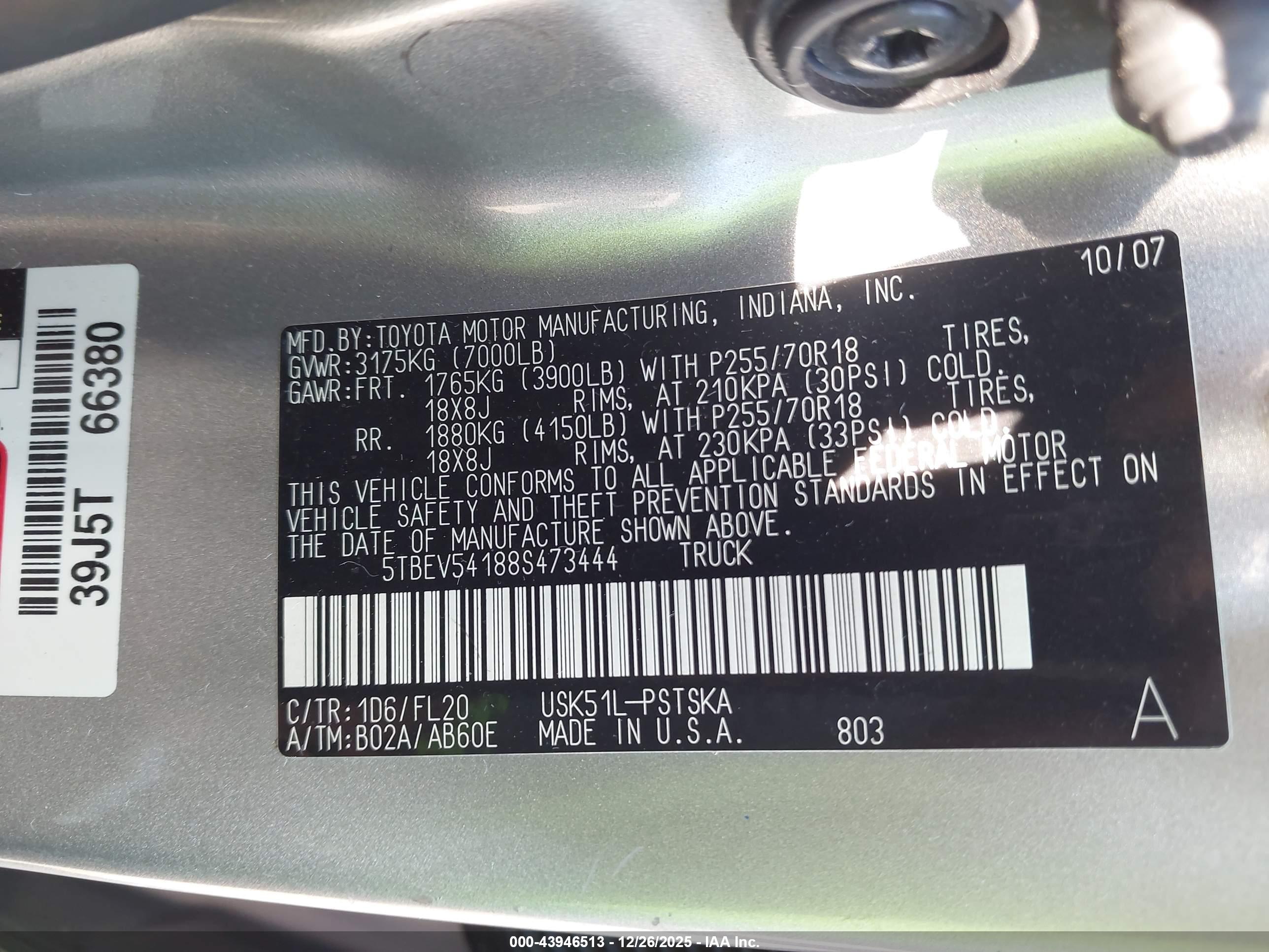TOYOTA TUNDRA image 9