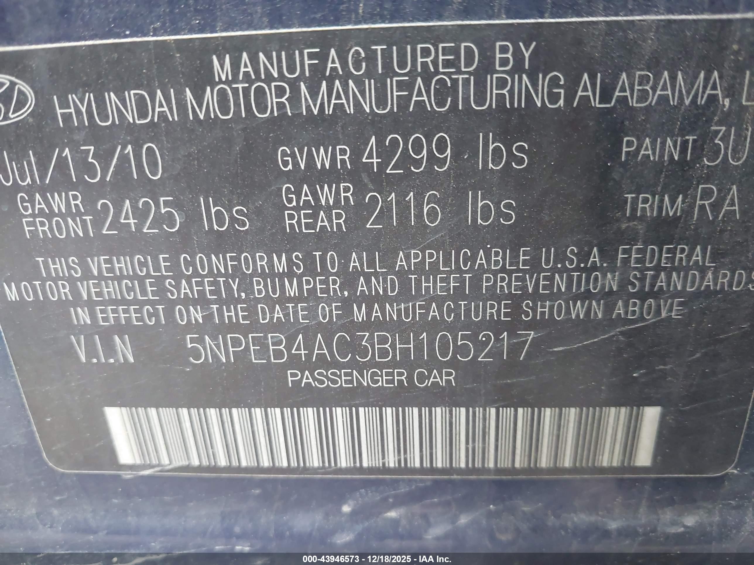 HYUNDAI SONATA image 9