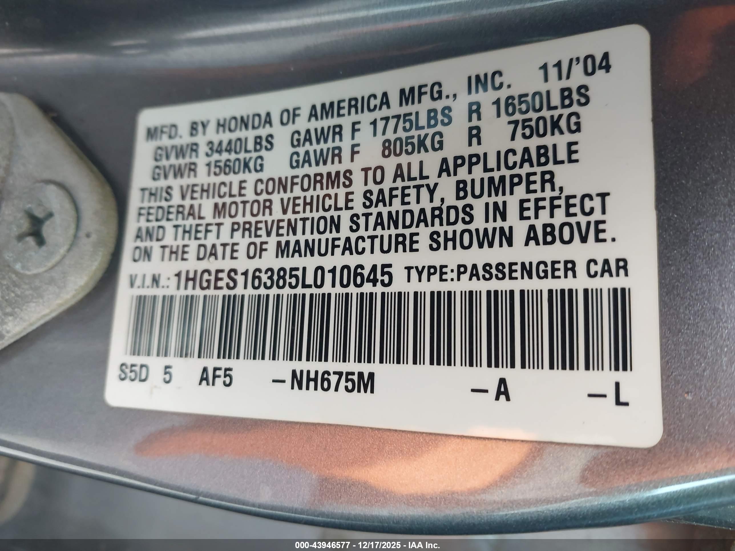 HONDA CIVIC image 9