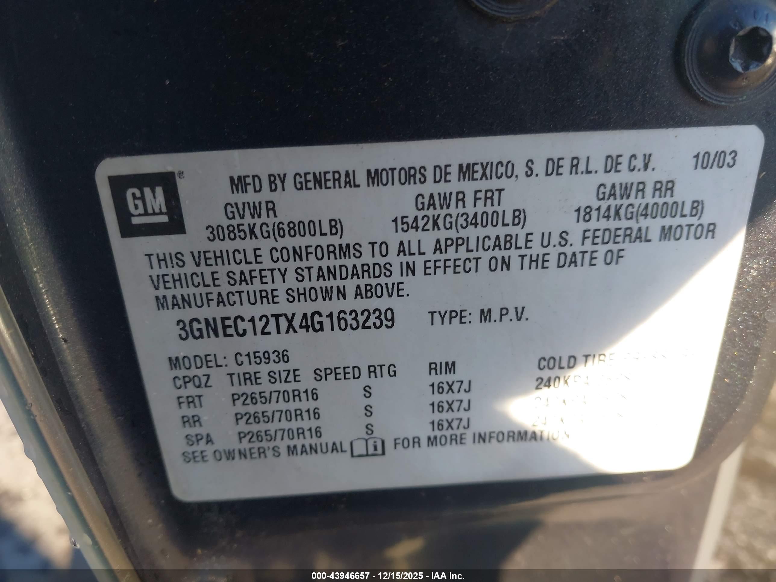 CHEVROLET AVALANCHE image 9