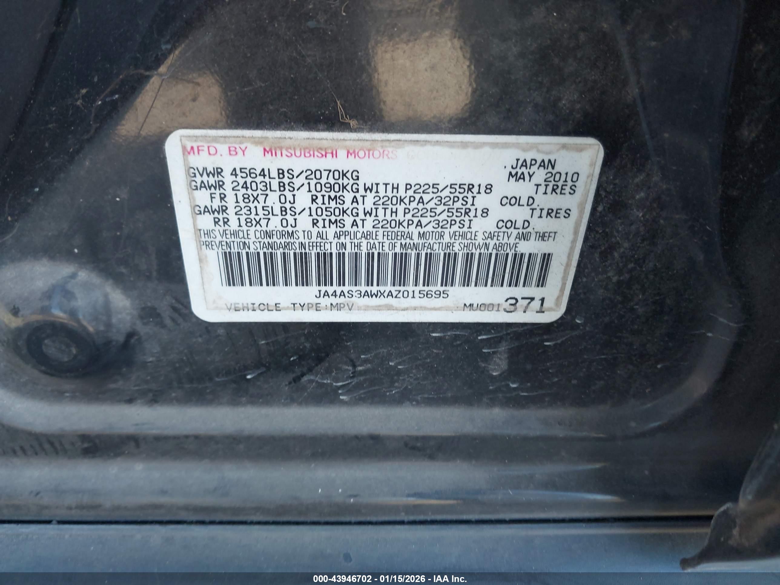 MITSUBISHI OUTLANDER image 9